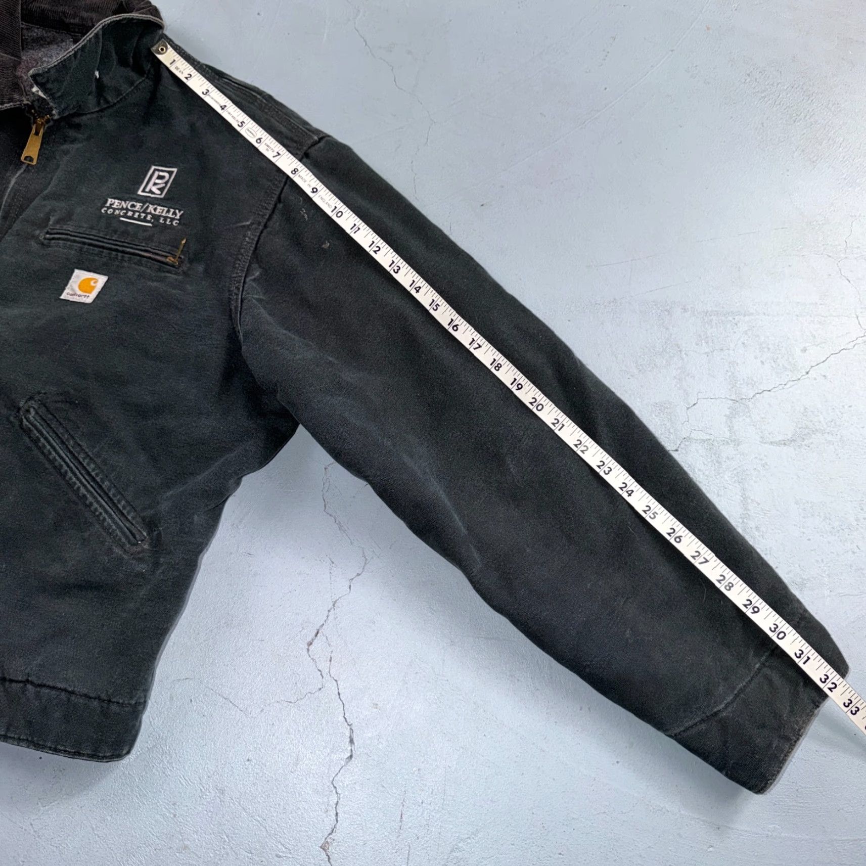 Carhartt VINTAGE Carhartt J97 Detroit Jacket Mens 46 Black Lined Blanket Workwear Zip Full Zip Casual Winter 90s Grunge USA Jacket Size US S / EU 44-46 / 1 - 6 Thumbnail