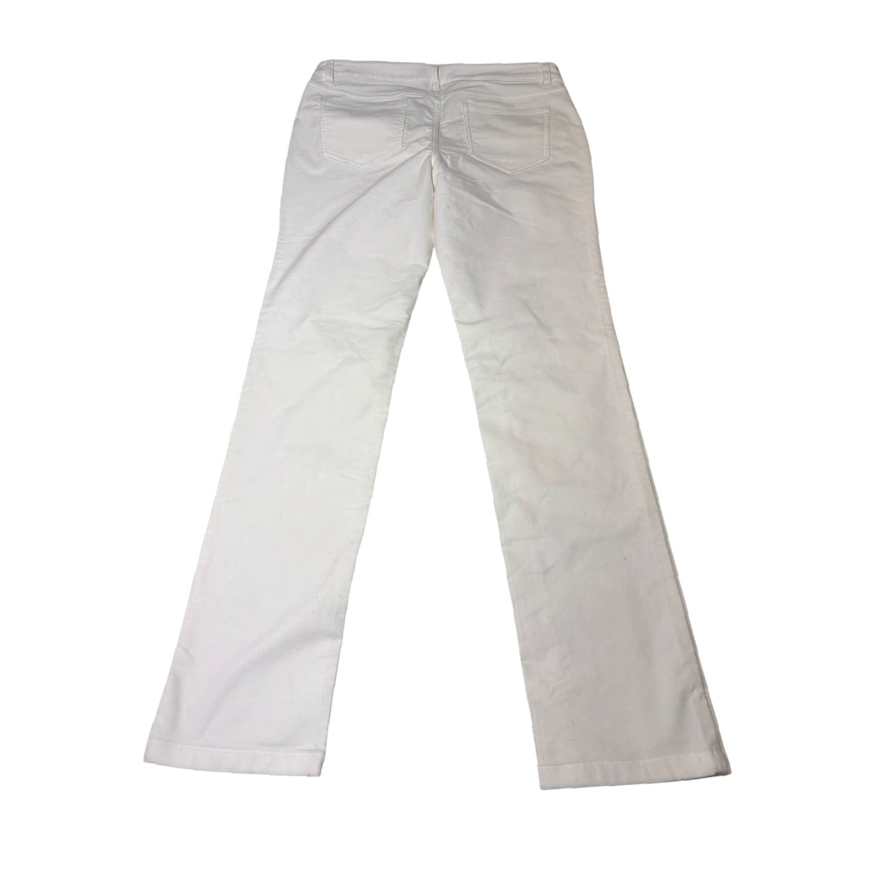 Brooks Brothers Brooks Brothers Natalie Fit White Corduroy Pants Womens 6 W32 L31 Size 28" / US 6 / IT 42 - 7 Thumbnail