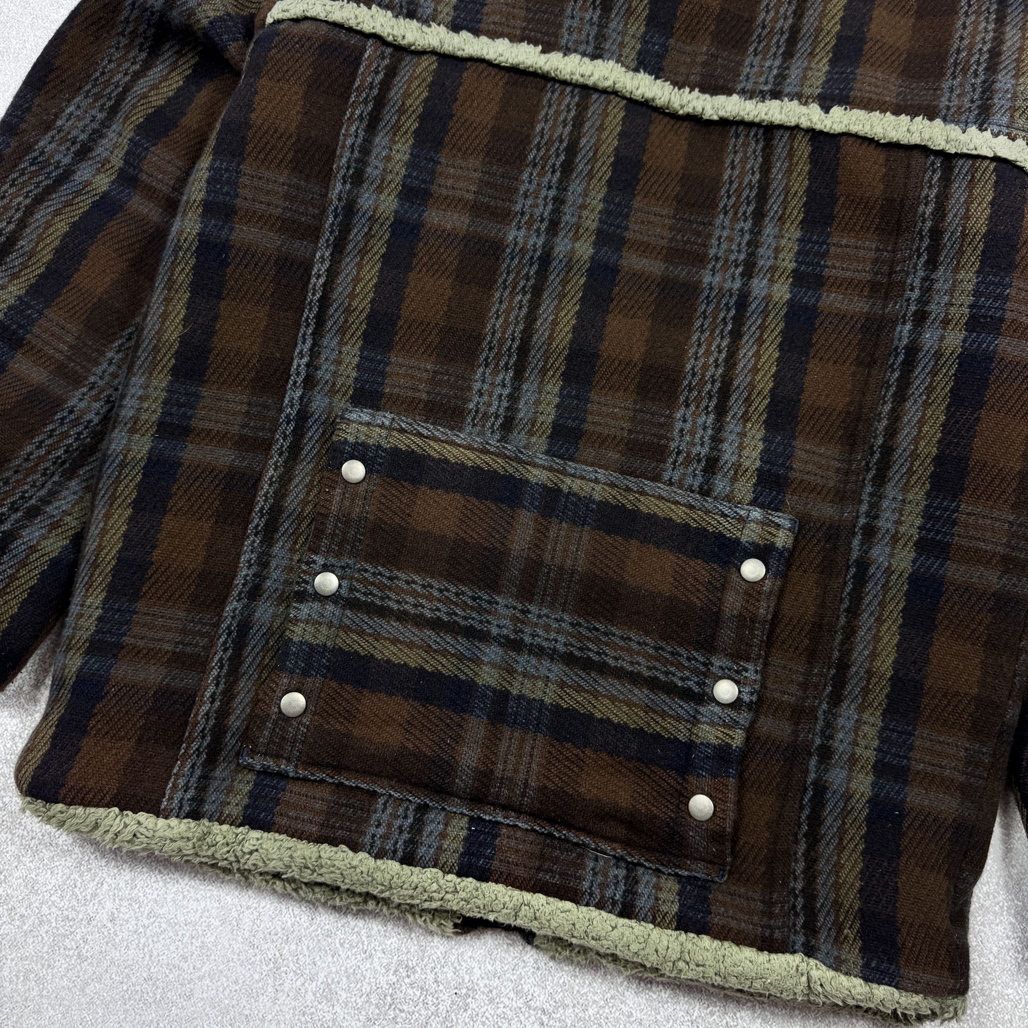 Diesel Men`s Diesel B-3 Wool Tweed Flight Plaid Jacket Size M Size US M / EU 48-50 / 2 - 15 Thumbnail