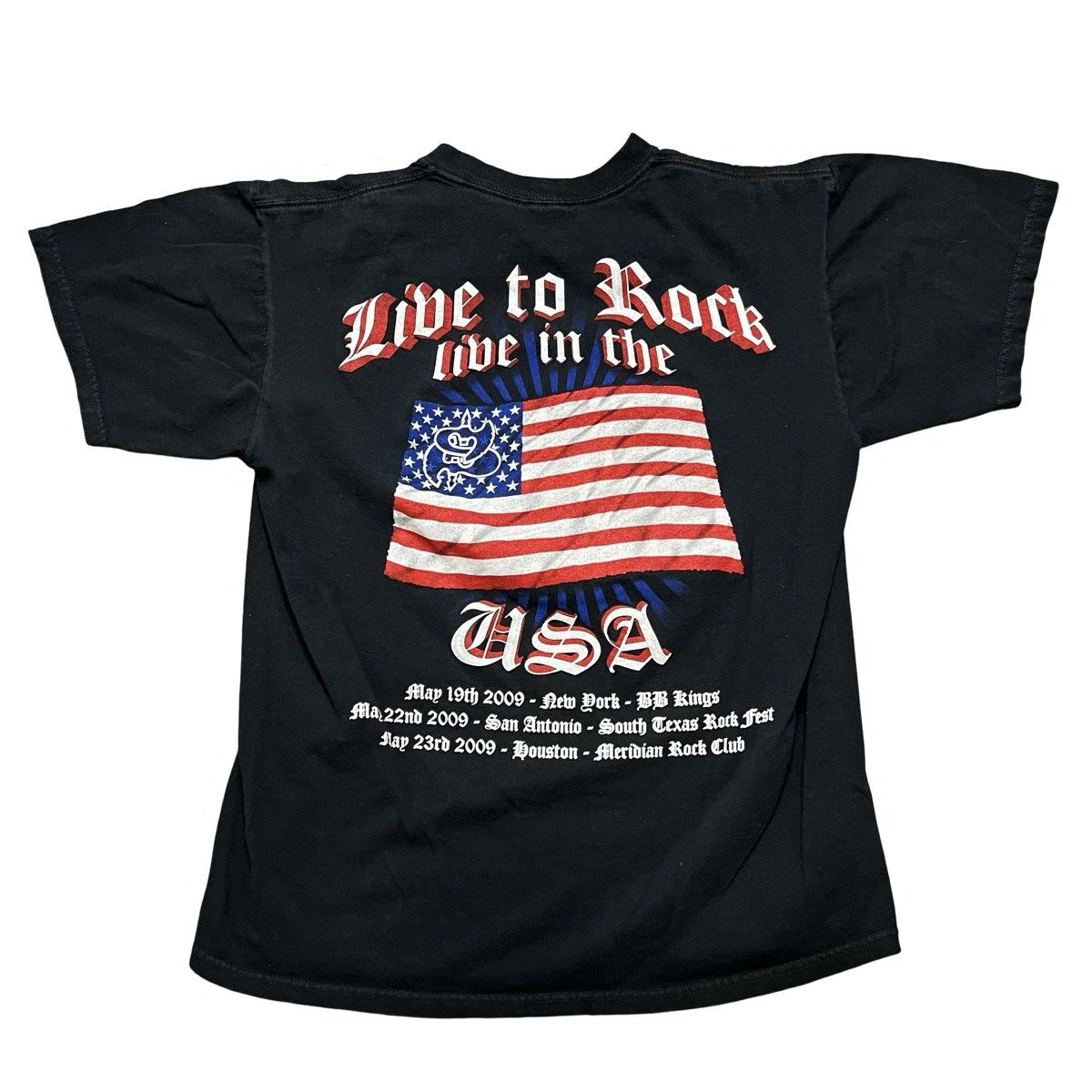 Vintage Y2k Saxon usa band tour tshirt Size US L / EU 52-54 / 3 - 3 Thumbnail