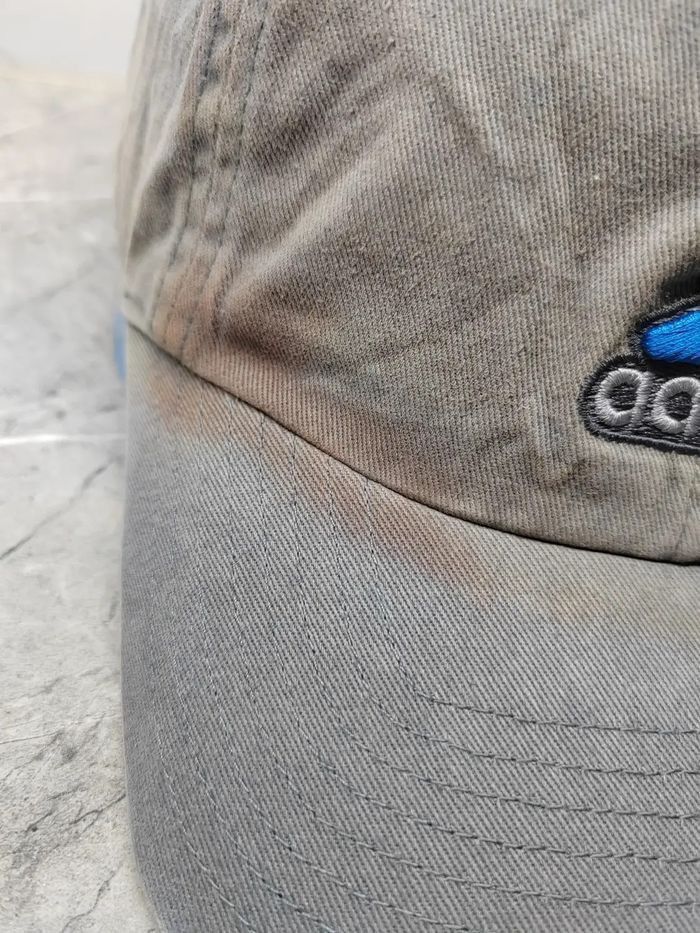 Adidas Vintage Adidas DIstressed Cap Hat Size ONE SIZE - 4 Thumbnail