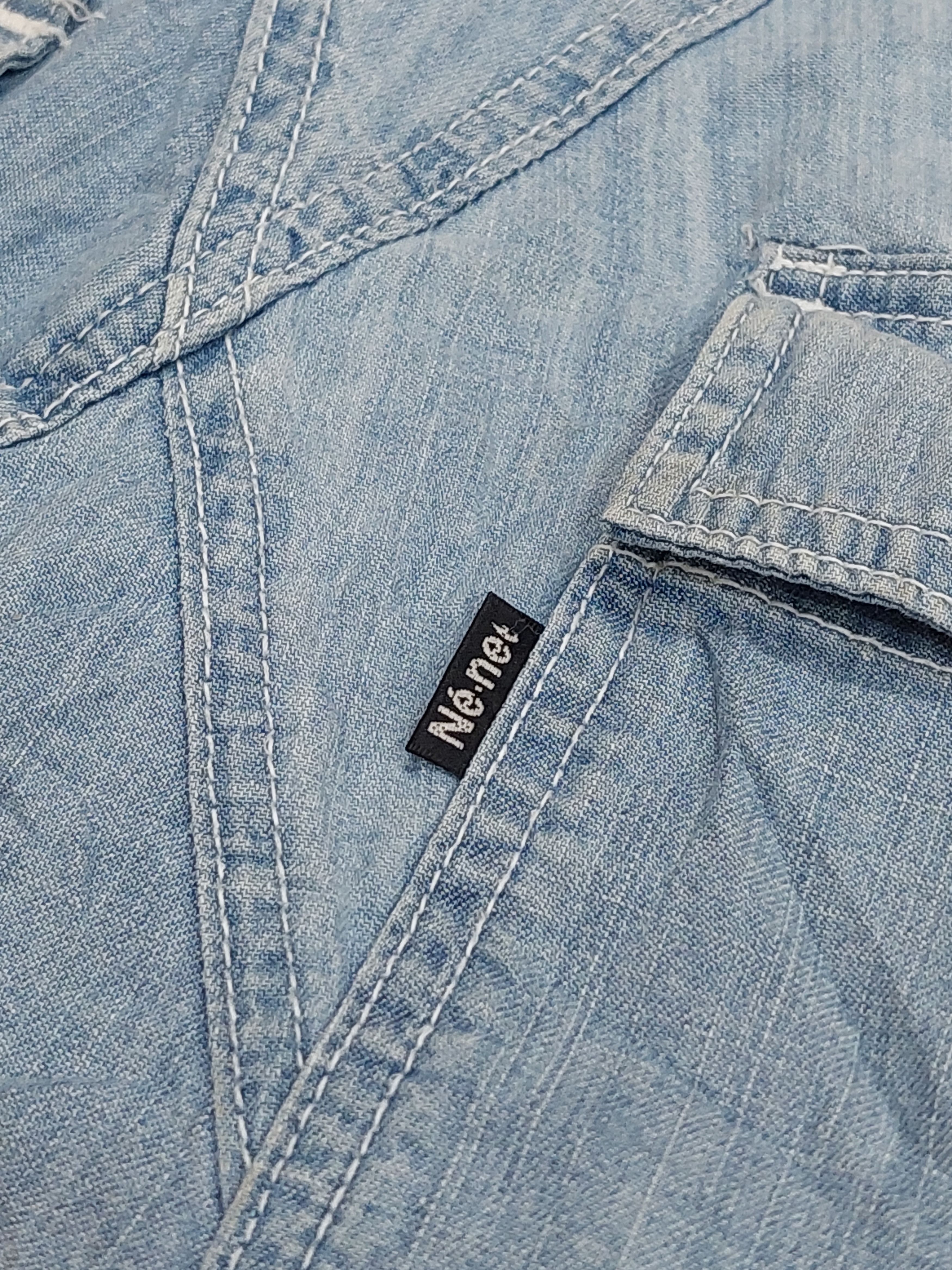 Issey Miyake × Japanese Brand × Ne-Net Ne-net by Issey Miyake Denim Shortpants Size US 32 / EU 48 - 9 Thumbnail