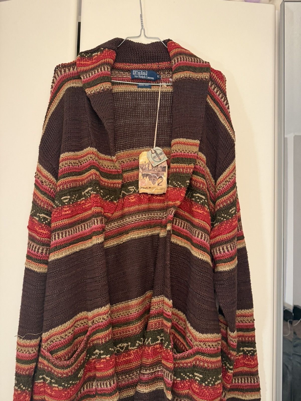 Polo Ralph Lauren Vintage Polo by Ralph Lauren Hand Knit Sweater Cardigan Size US XL / EU 56 / 4 - 2 Thumbnail