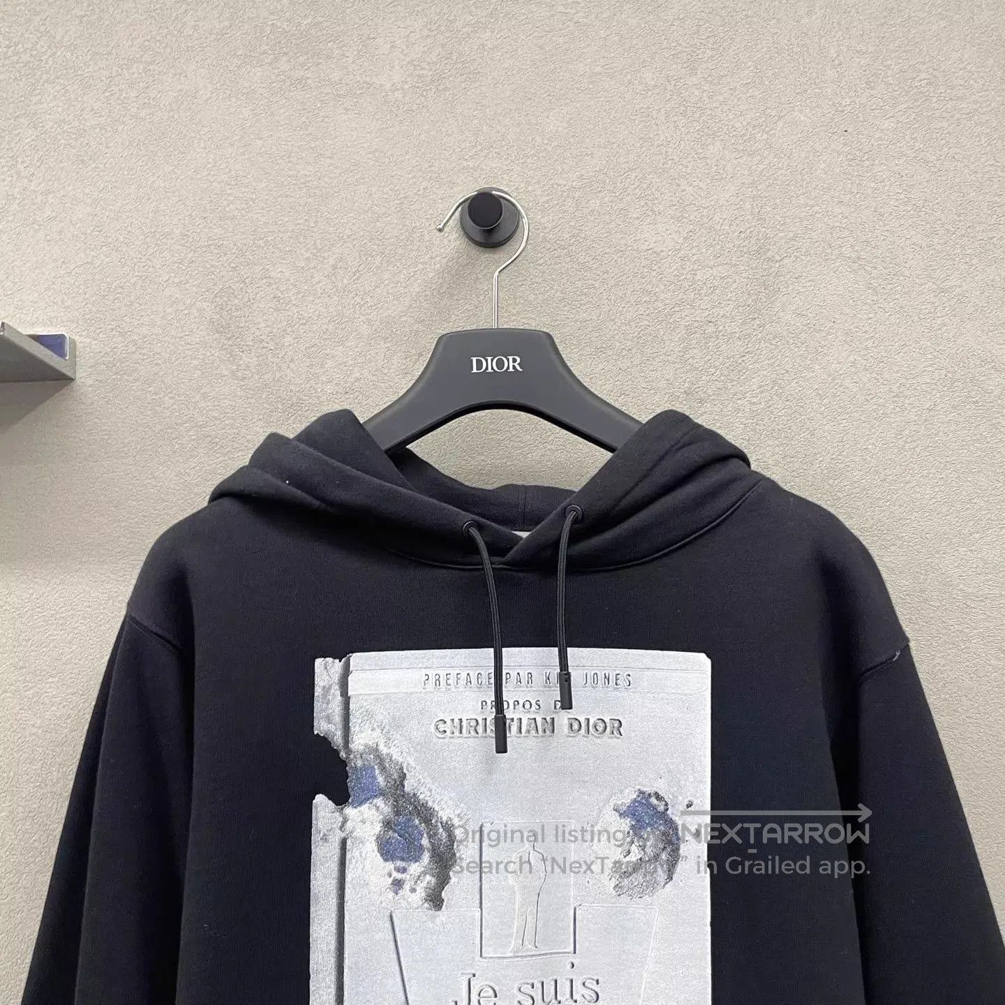 Dior Black Hoodie with Book Print Design. Size US S / EU 44-46 / 1 - 4 Thumbnail