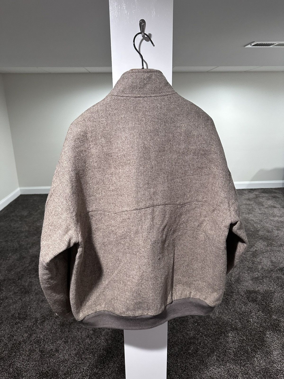 Miu Miu Miu Miu Brown / Biege Chevron Cord Logo Blouson Zip Jacket Size M / US 6-8 / IT 42-44 - 2 Thumbnail