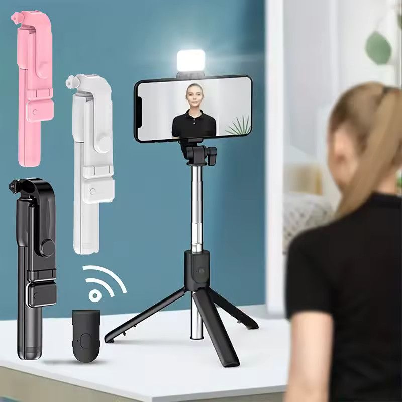 Other Wireless Selfie Stick Phone Holder 74cm Mini Tripod LED Size ONE SIZE - 1 Thumbnail