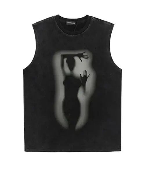 Individualized Shirts 90s Design Printed Vintage Tank Top T-Shirt Size US L / EU 52-54 / 3 - 1 Thumbnail