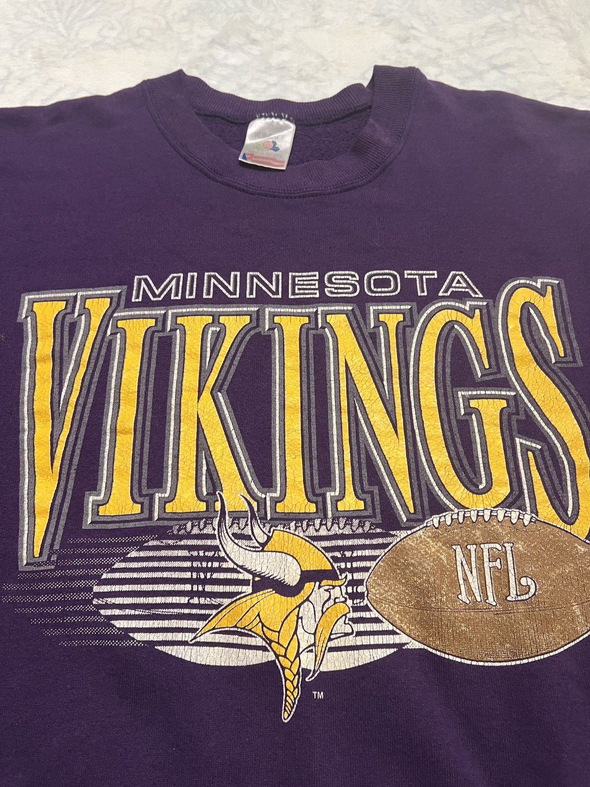 NFL Vintage Minnesota Vikings Size US XL / EU 56 / 4 - 5 Thumbnail