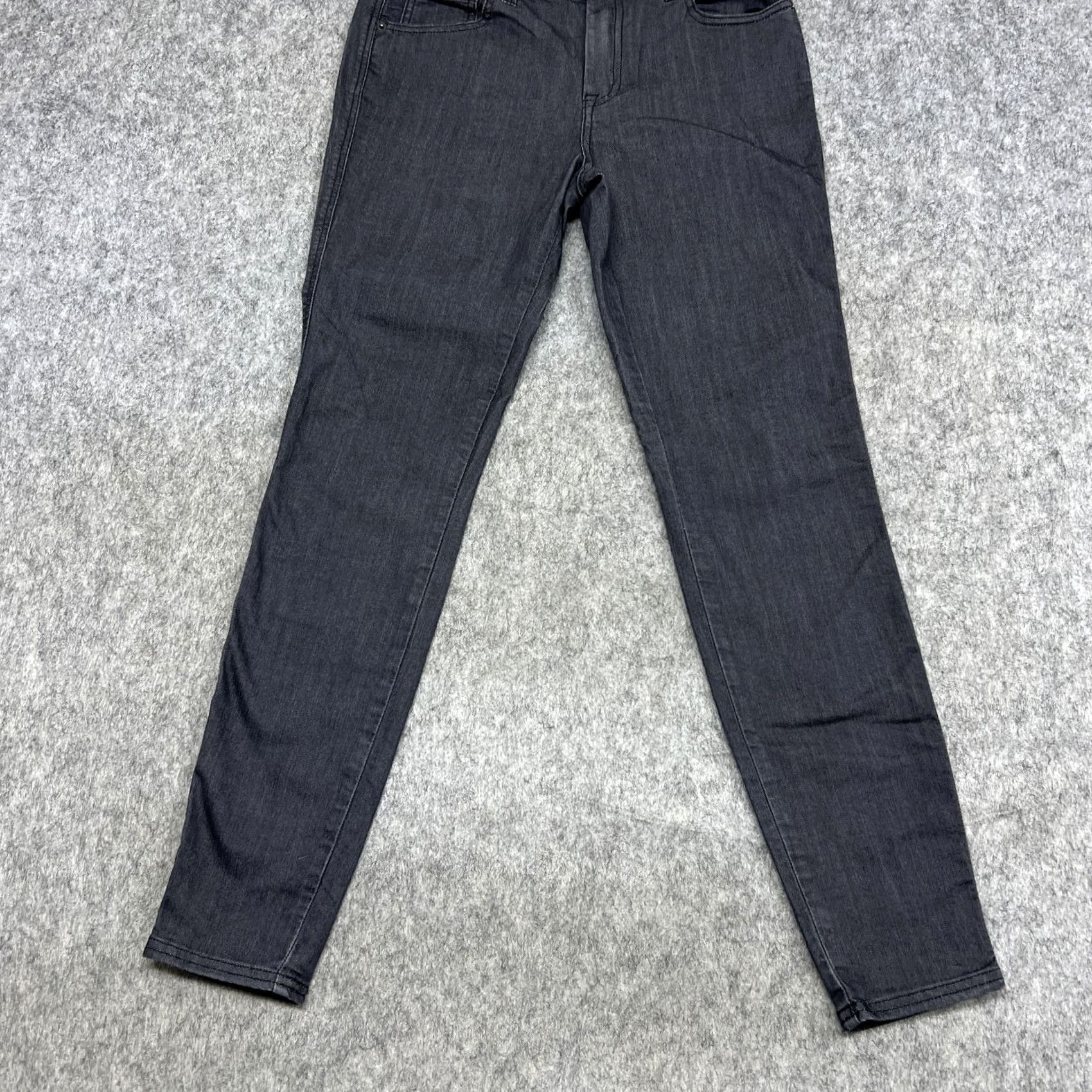 Prana PrAna Jeans Womens 8/29 Gray Dark Wash Mid Rise Skinny Stretch Denim Casual Size 30" / US 8 / IT 44 - 6 Thumbnail