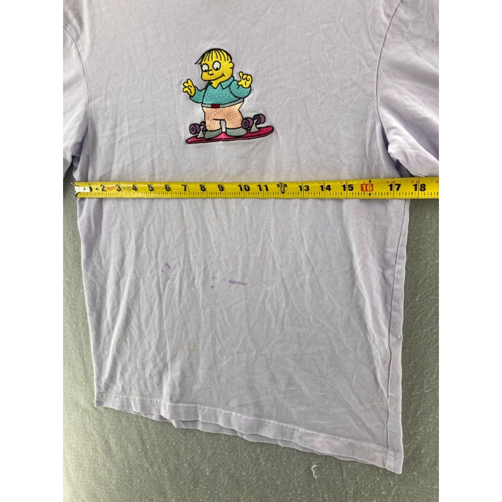 H&M H&M The Simpsons Ralph Wiggum T-Shirt Mens XS Embroidered Relaxed Fit - Vintage? No Size US M / EU 48-50 / 2 - 2 Thumbnail