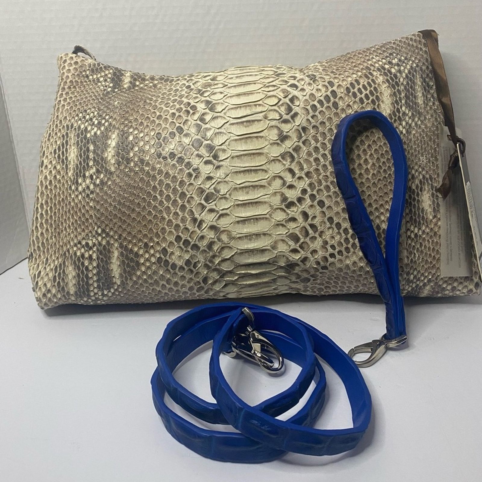 & Other Stories Silvano Biagini python clutch /wristlet/ shoulder bag Size ONE SIZE - 4 Thumbnail