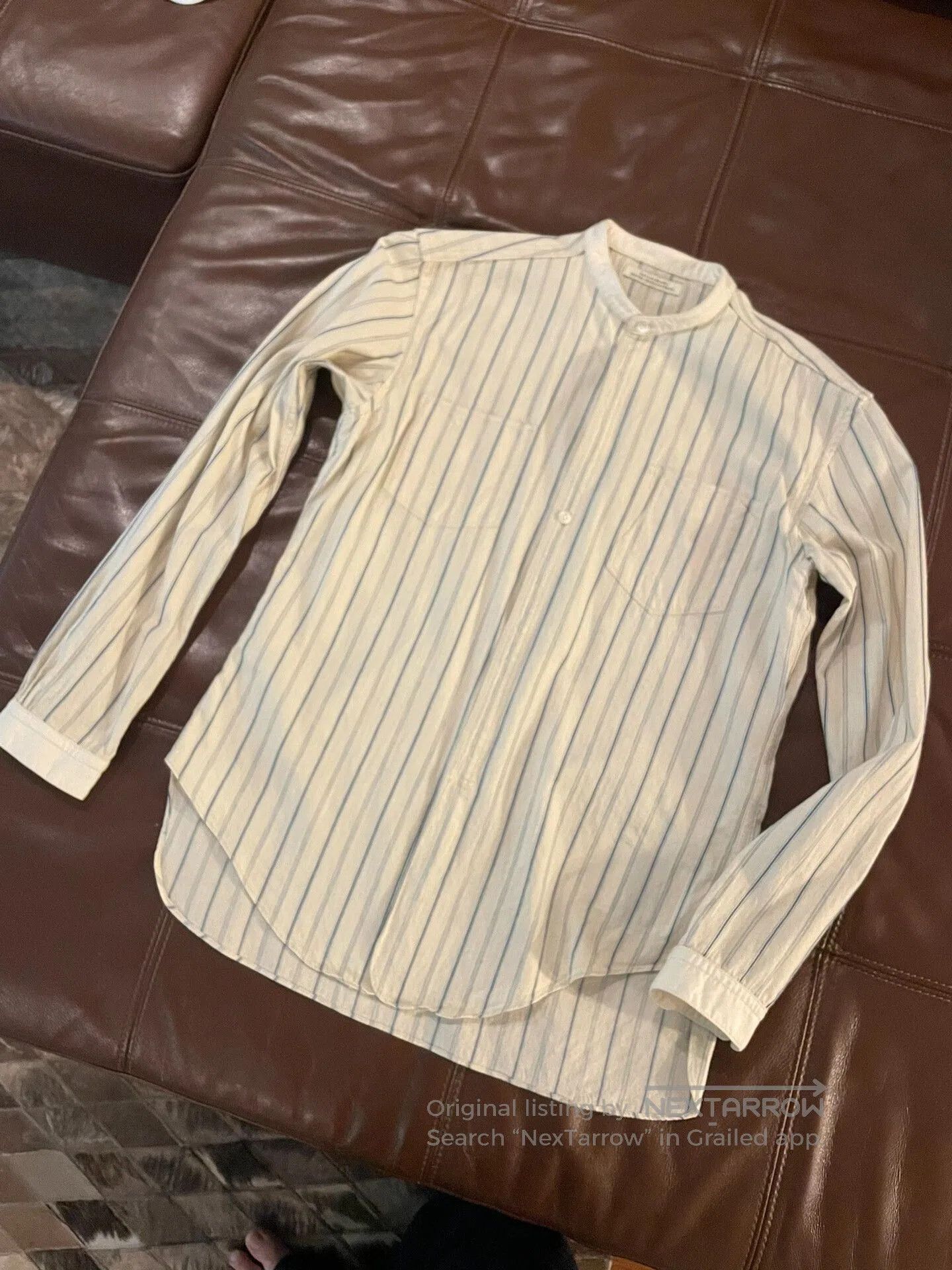 Old Joe vintage style men's shirt with stand collar. Size US M / EU 48-50 / 2 - 1 Thumbnail