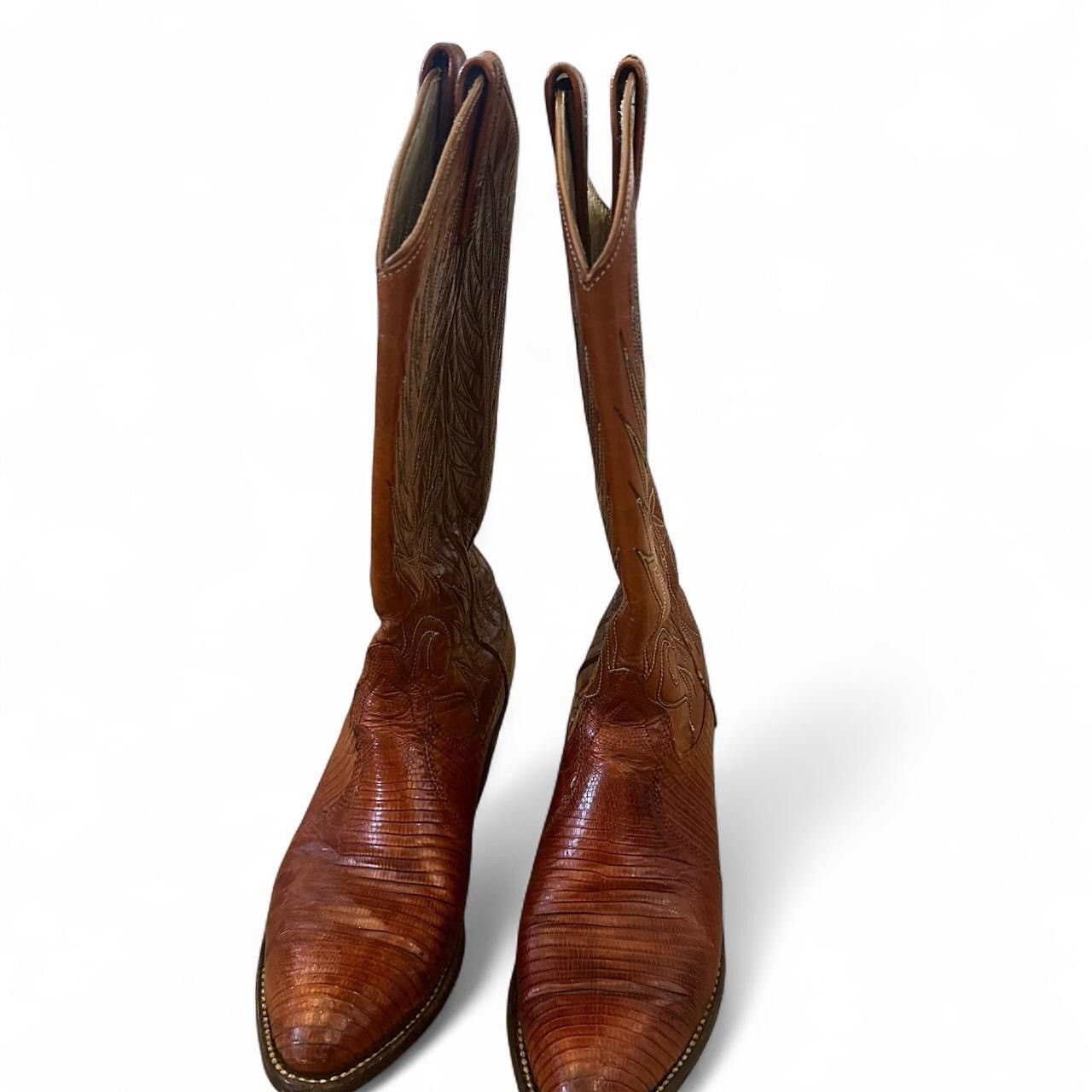 Dan Post Dan Post Women’s Cowboy Boots – Size 5.5C – Genuine Leather Size US 5.5 / IT 35.5 - 4 Thumbnail