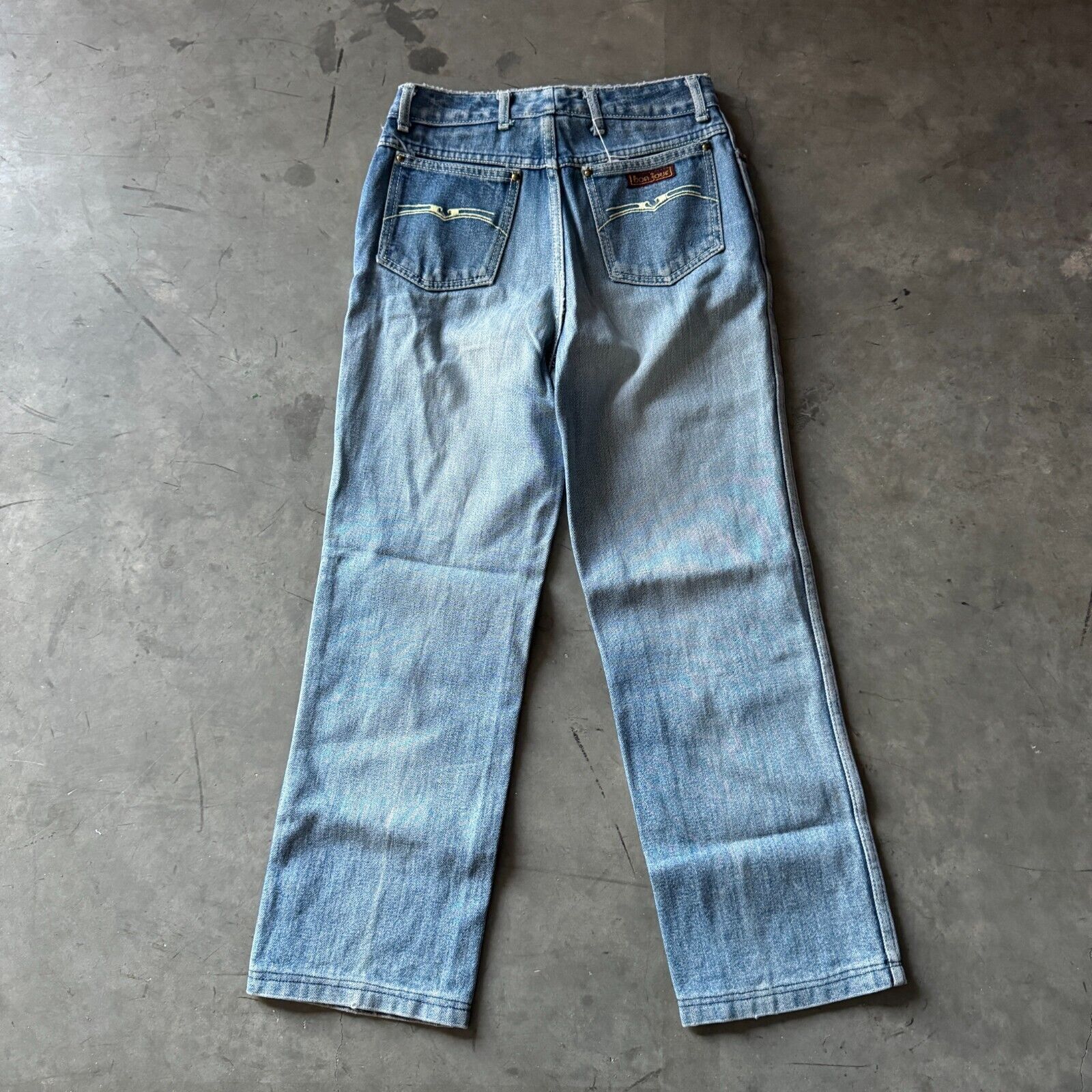 Vintage Vintage 70s Bon Jour Hi-Waist Mom Baggy Denim Jeans 26x25 Size 26" / US 2 / IT 38 - 7 Thumbnail