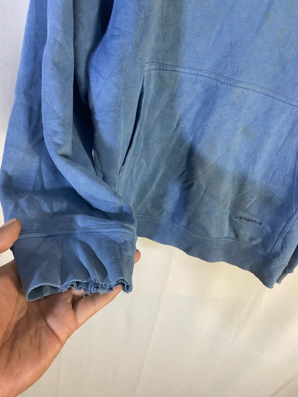 Patagonia × Vintage Vintage Patagonia distressed hoodie Size US L / EU 52-54 / 3 - 6 Thumbnail