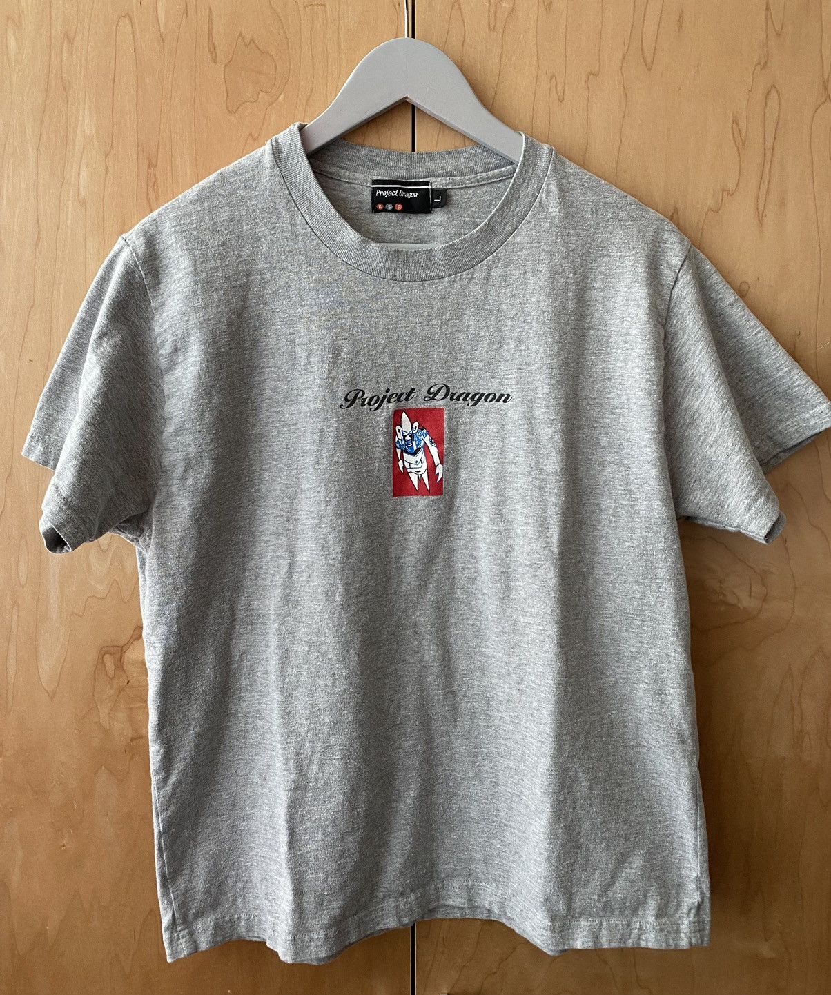 image of Futura 2000 Project Dragon T- Shirt in Grey, Men's (Size Medium)