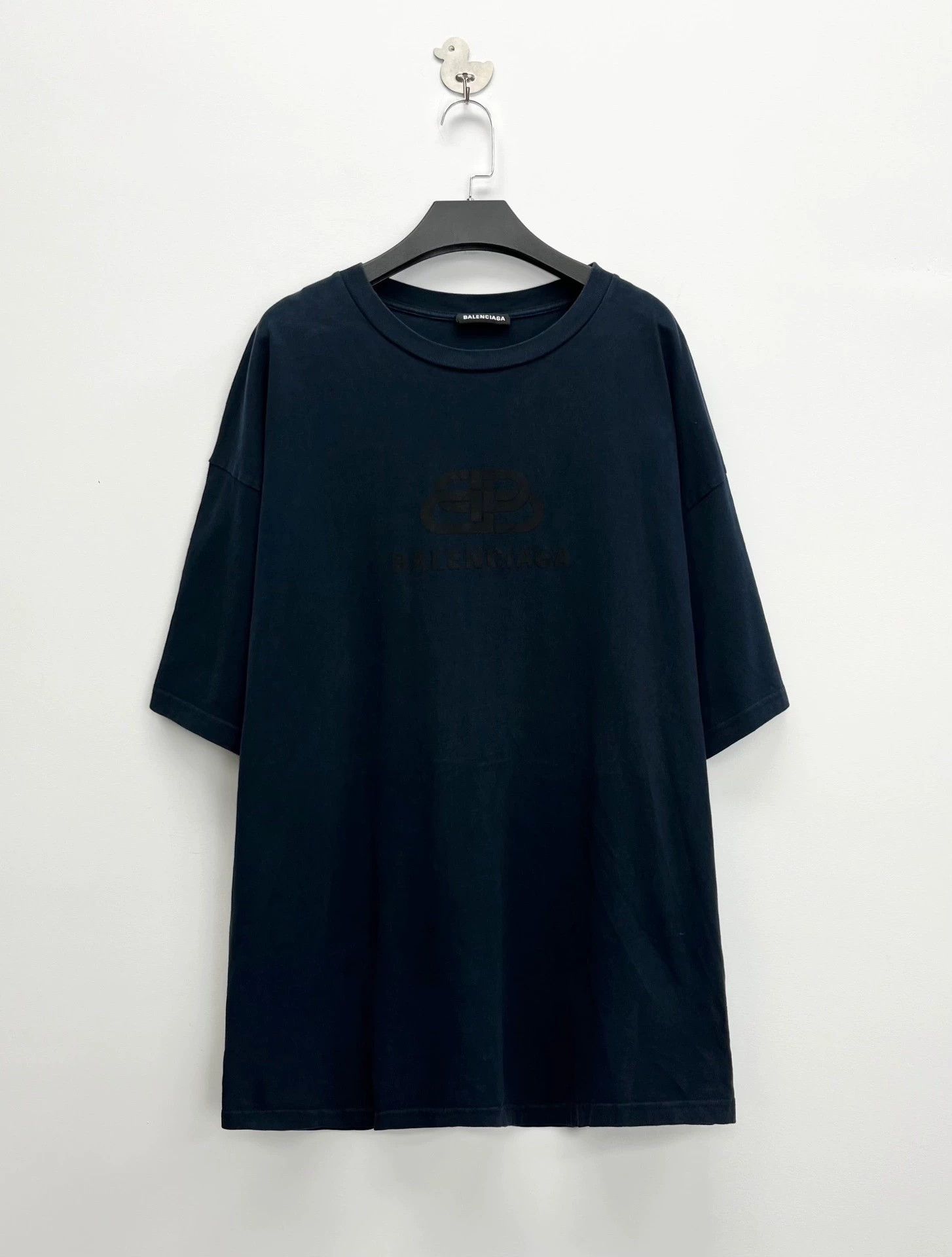 Balenciaga Balenciaga Washed Logo Short Sleeve Tee - dmc Size US XS / EU 42 / 0 - 1 Thumbnail