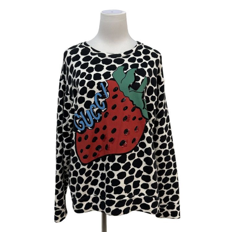 Gucci Gucci Strawberry Print Sweatshirt XS Size US XS / EU 42 / 0 - 1 Thumbnail