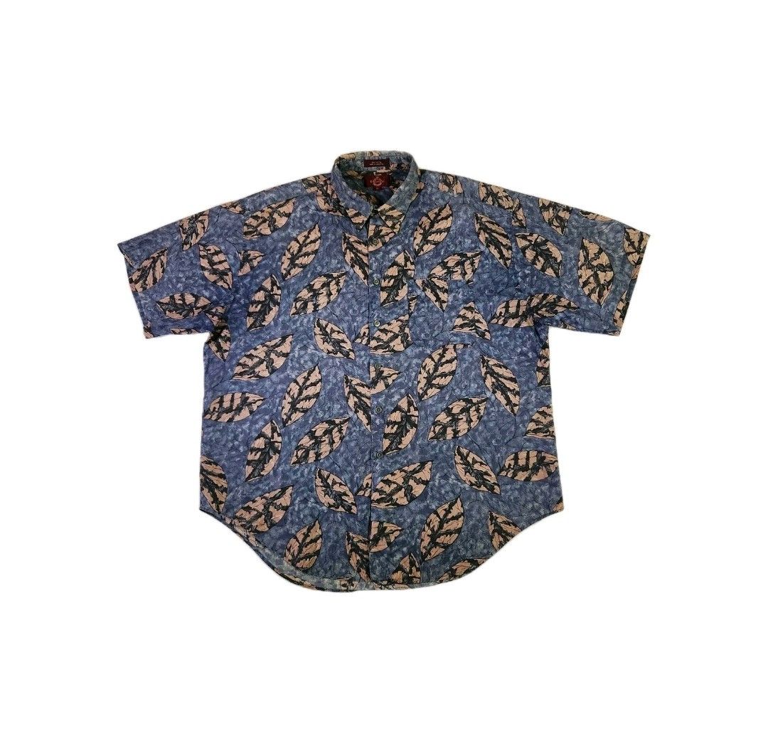 Vintage Timepieces VINTAGE Hawaiian Shirt XL Blue Short Sleeve Size US XL / EU 56 / 4 - 1 Thumbnail