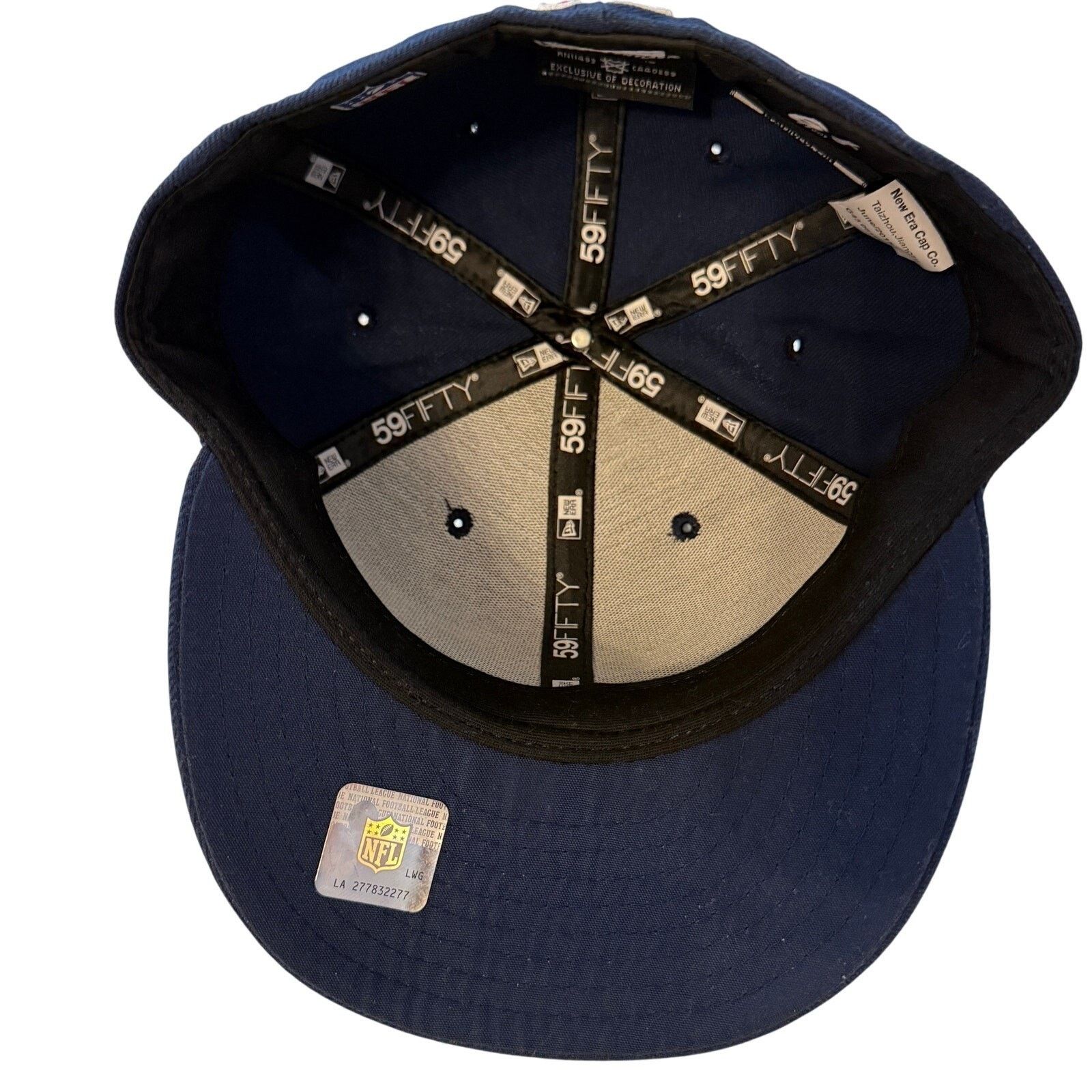 New Era 59Fifty Dallas Cowboys Hat Men 6 5/8 Fitted NFL Streetwear Size ONE SIZE - 4 Thumbnail