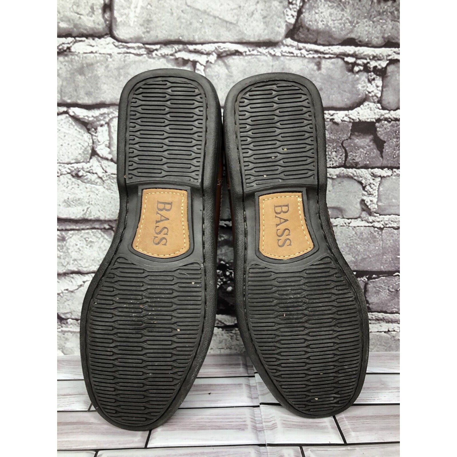 Bass Bass Strout Brown Leather Tassel Loafers SlipOn Casual Shoes Size US 7.5 / EU 40-41 - 6 Thumbnail