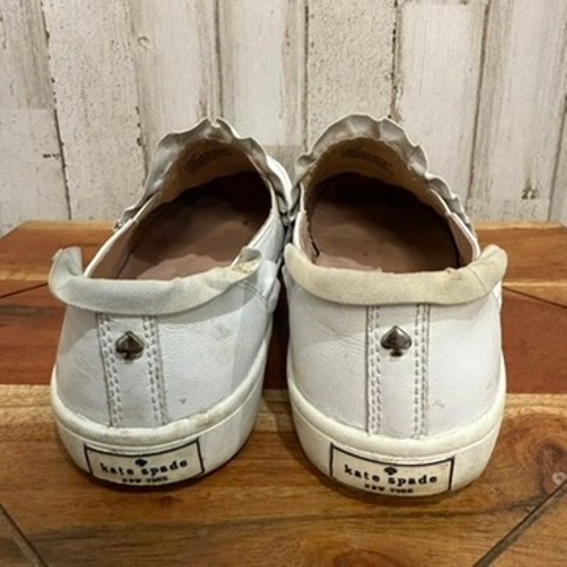 Kate Spade Kate Spade Women's Lillie White Ruffle Sneakers Size 6.5 Size US 6.5 / IT 36.5 - 5 Thumbnail