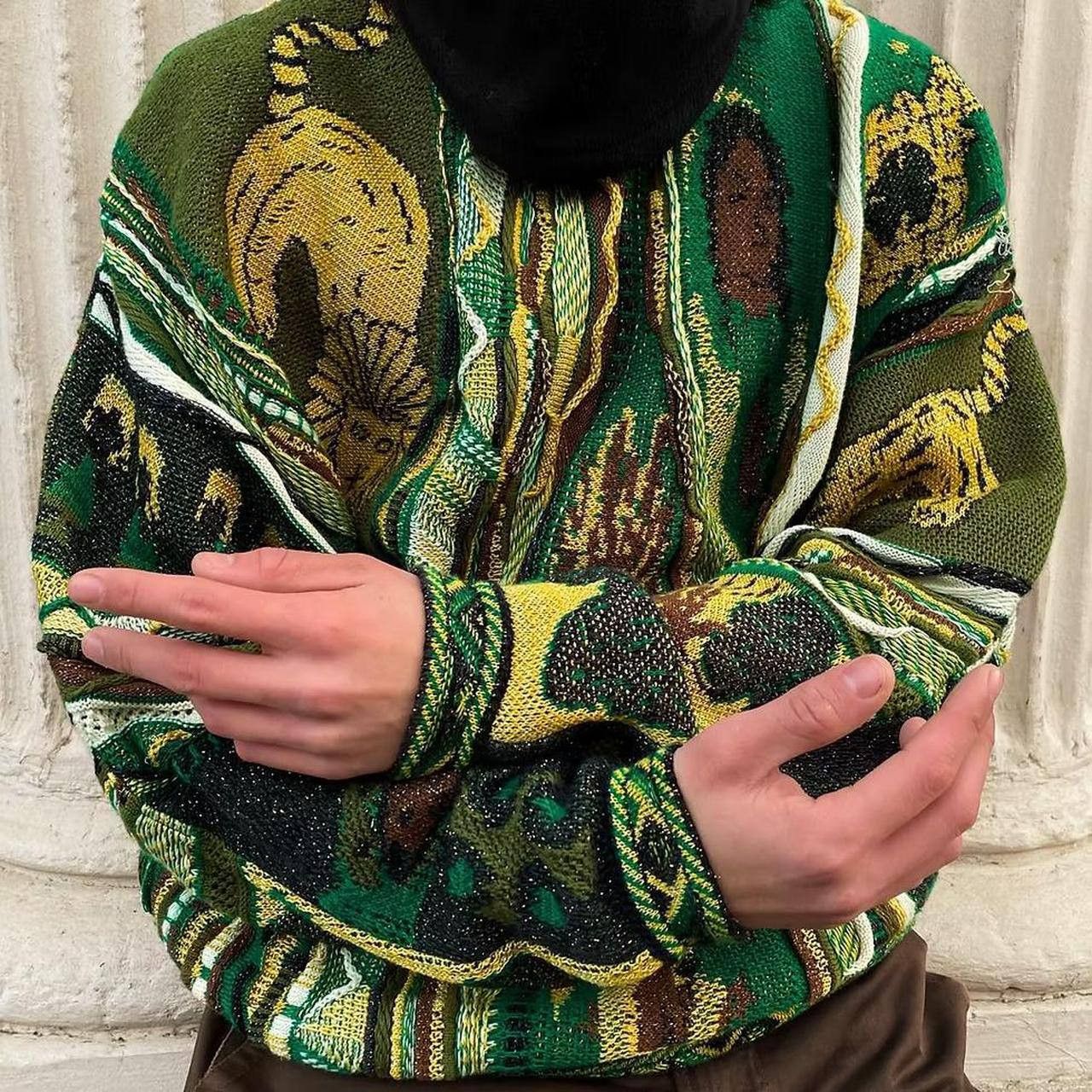Kapital Kapital 7g knitwear Ainu Gaudy crewneck sweater Size US L / EU 52-54 / 3 - 1 Thumbnail