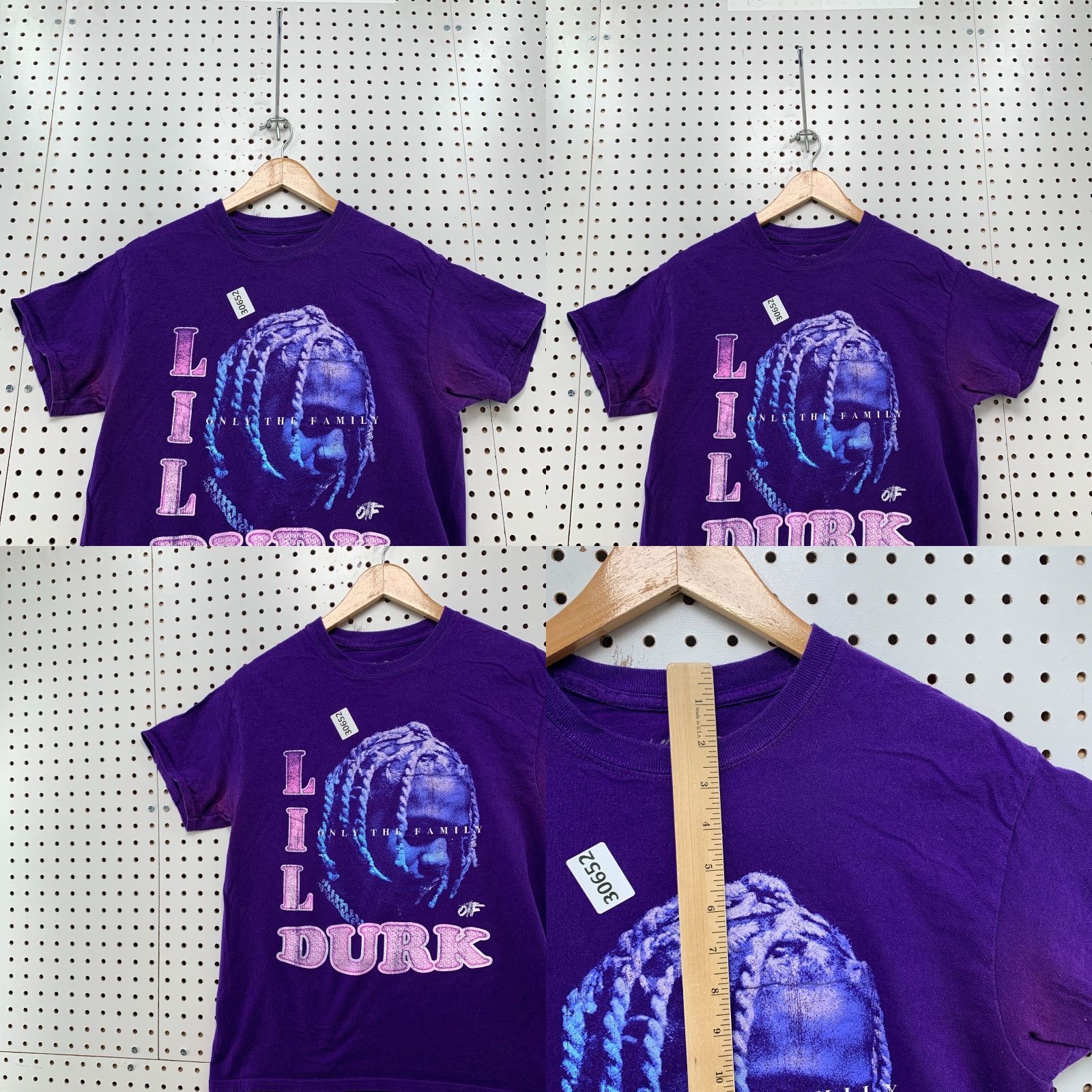 Vintage VINTAGE Lil Durk Shirt Womens M Purple Hip Hop Tee Short Sleeve 18.5x24.5 Mens Size M / US 6-8 / IT 42-44 - 8 Thumbnail
