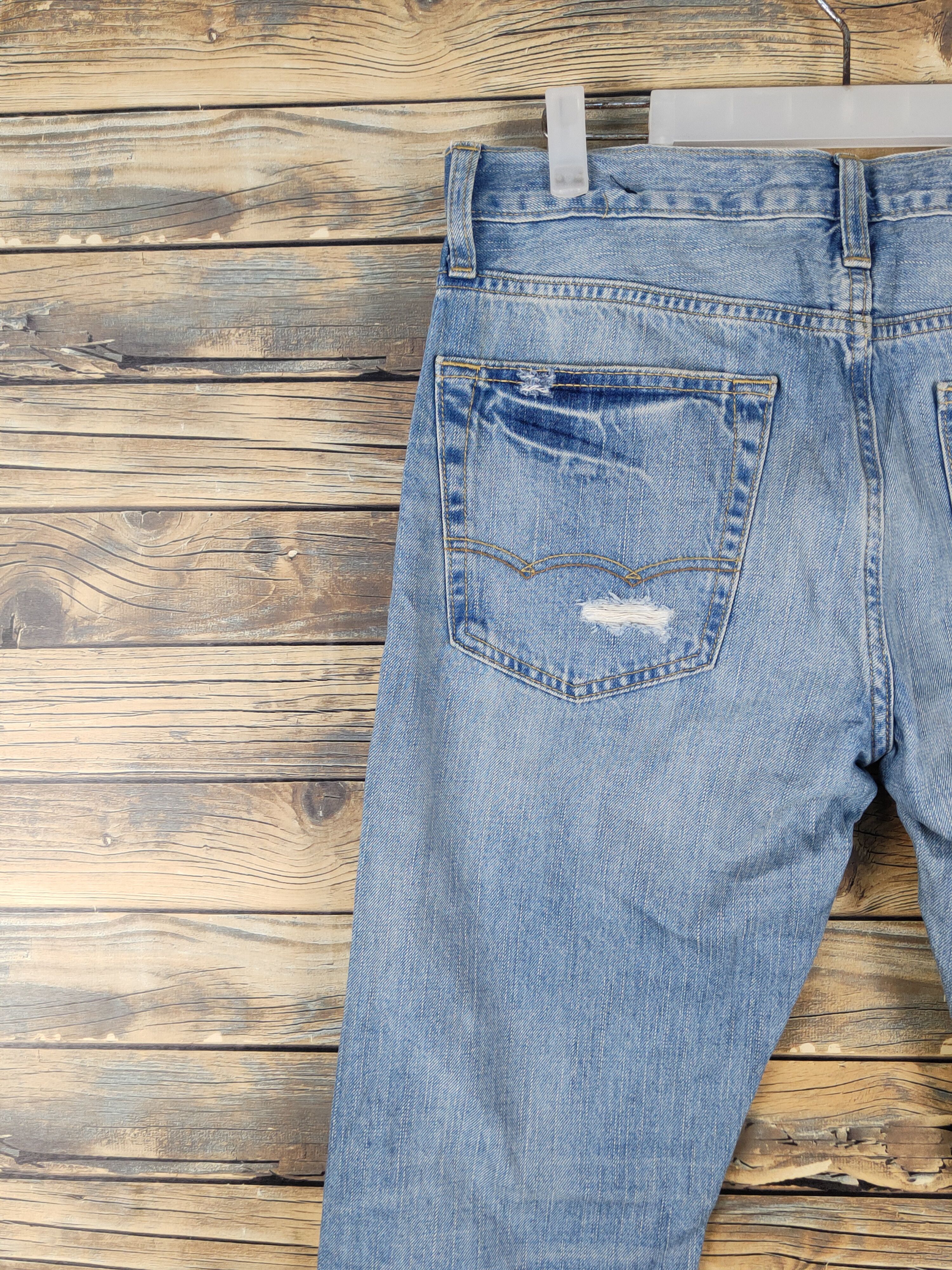 American Eagle Outfitters American Eagle Outfitters Distressed Ripped Jeans #W1411 Size US 32 / EU 48 - 9 Thumbnail