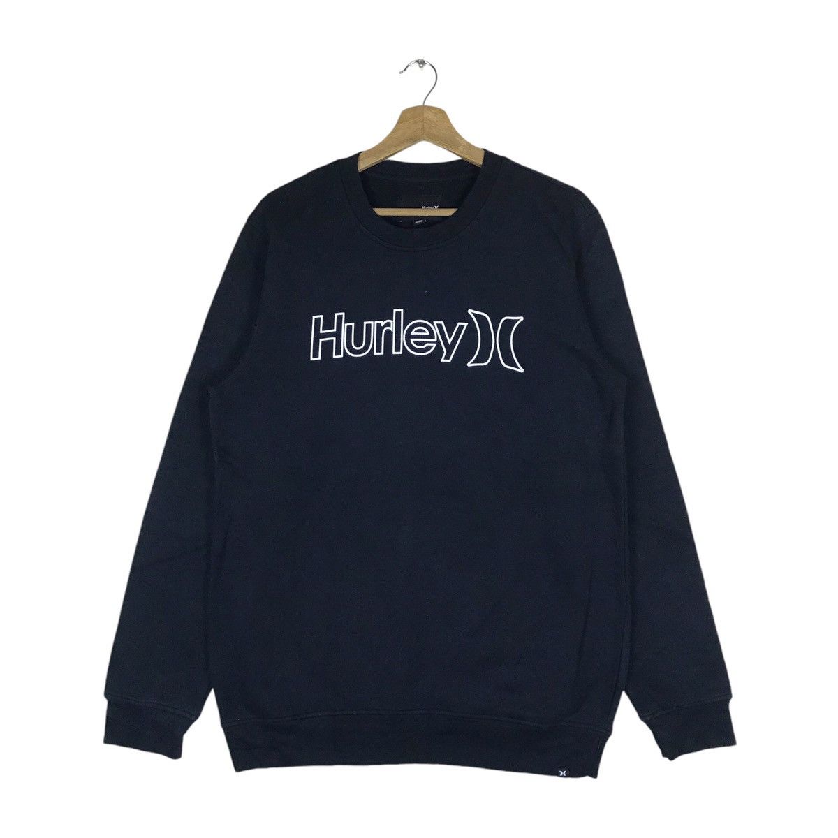 Hurley Vintage Hurley Spell Out Pullover Jumper Sweatshirt Size US M / EU 48-50 / 2 - 1 Thumbnail