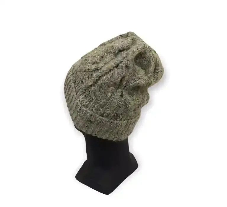 Beams Plus × Hat Club × Japanese Brand Beams Plain Knit Design Beanie Hat Size ONE SIZE - 3 Thumbnail