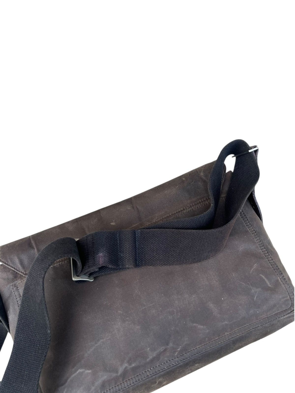 Jack Spade Jack Spade USA Patina Waxed Cotton Canvas Messenger Bag Size ONE SIZE - 9 Thumbnail