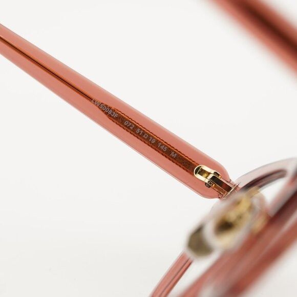 Loewe Loewe LW50083F 072 Eyeglasses Shiny Pink 51mm Square Frame Size ONE SIZE - 6 Thumbnail