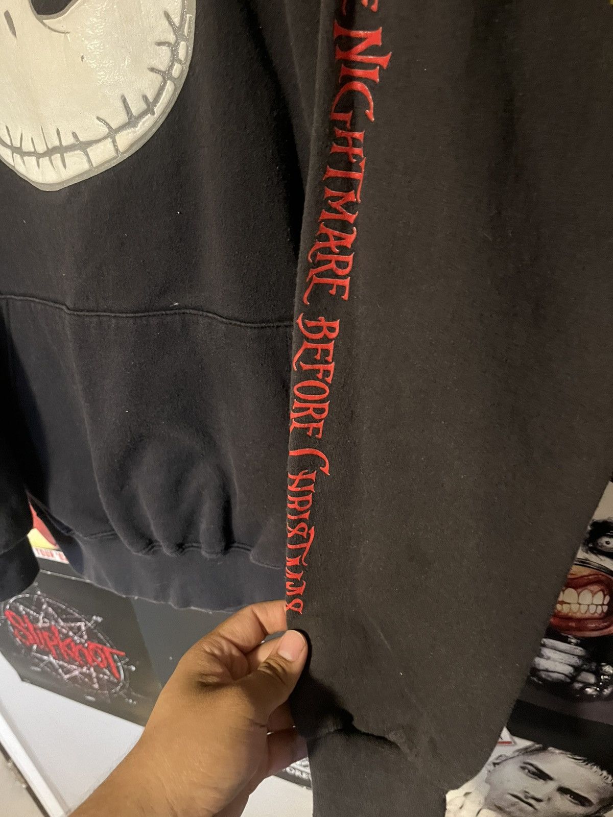 Disney Y2K Tim Burton’s The Nightmare Before Christmas Hoodie S Size M / US 6-8 / IT 42-44 - 3 Thumbnail