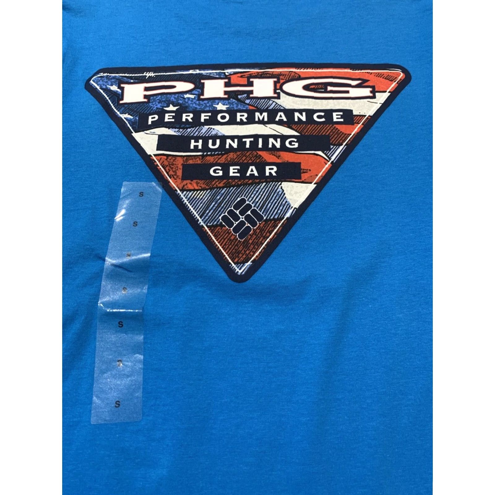 Triangl Columbia Fishing T-Shirt Mens Small Blue Short Sleeve Crew Logo Size US S / EU 44-46 / 1 - 3 Thumbnail