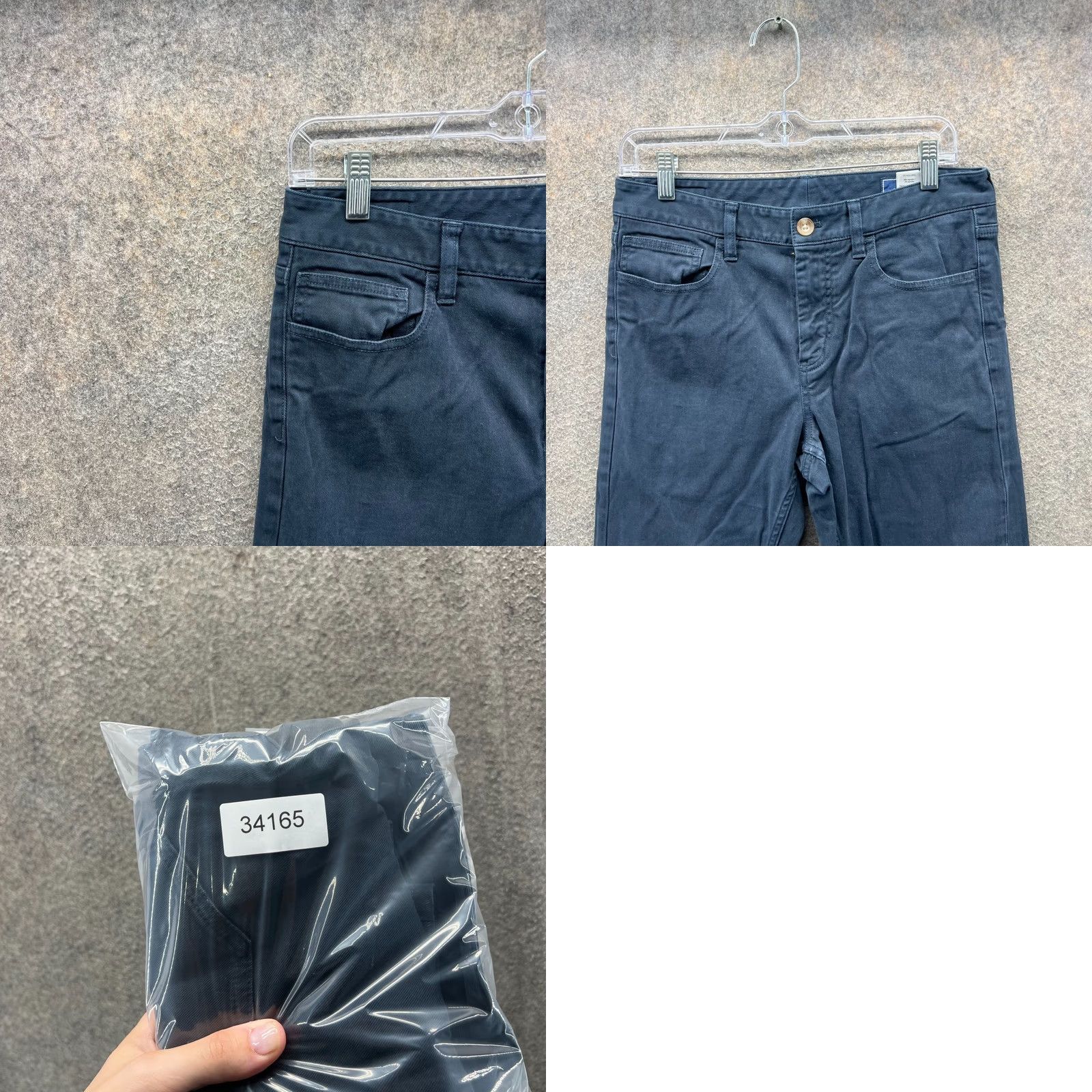 Vineyard Vines Vineyard Vines Pants Men 30x30 Flat Front Chino Cotton Canvas Blue Navy Slit Pocket Regular 30 Inseam Casual Formal Workwear Button Front Size US 30 / EU 46 - 8 Thumbnail