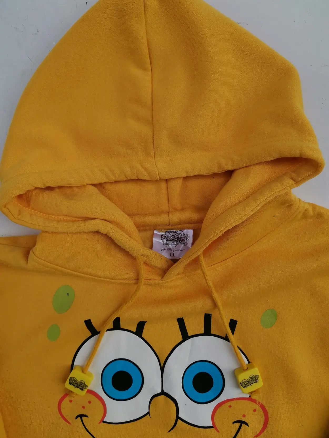 Cartoon Network Rare!!! Spongebob Squarepants Big Logo Hoodie Sweatshirt Size US L / EU 52-54 / 3 - 10 Thumbnail