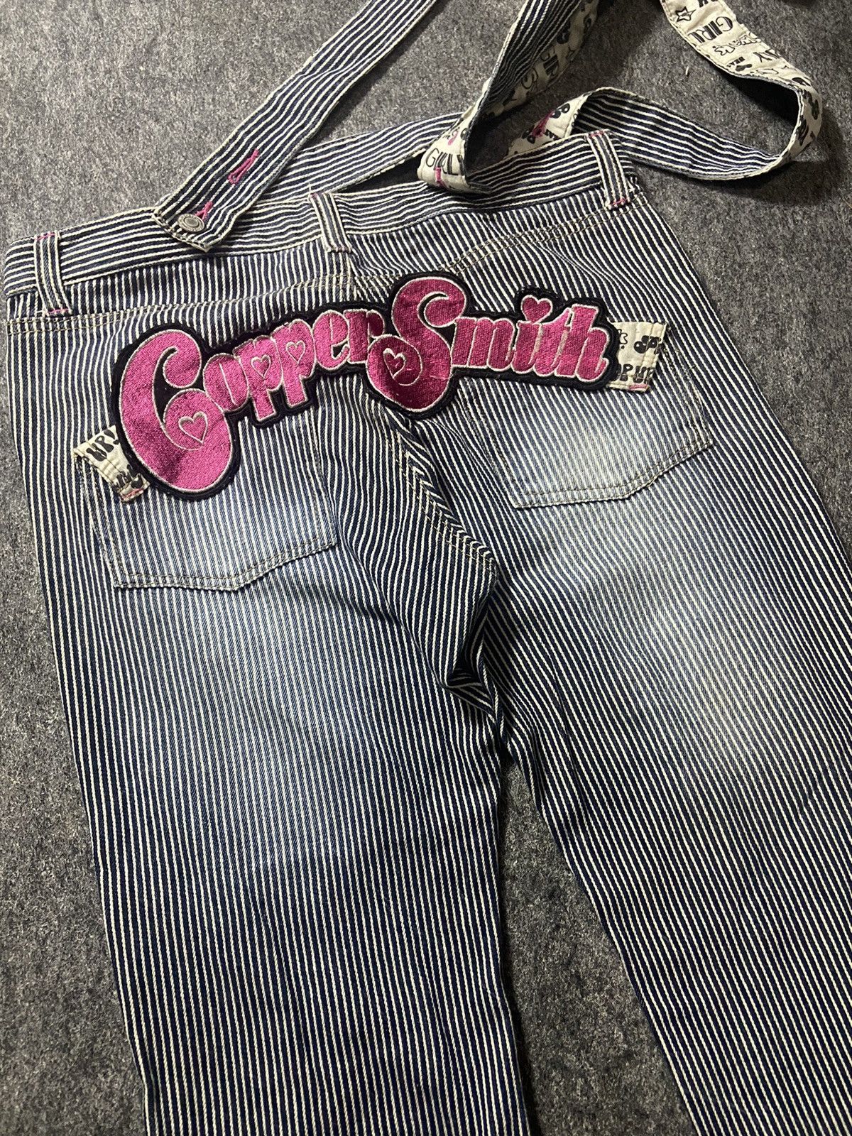 Hysteric Glamour × Le Grande Bleu (L.G.B.) VTG joust overall distressed pants Size US 31 - 3 Thumbnail