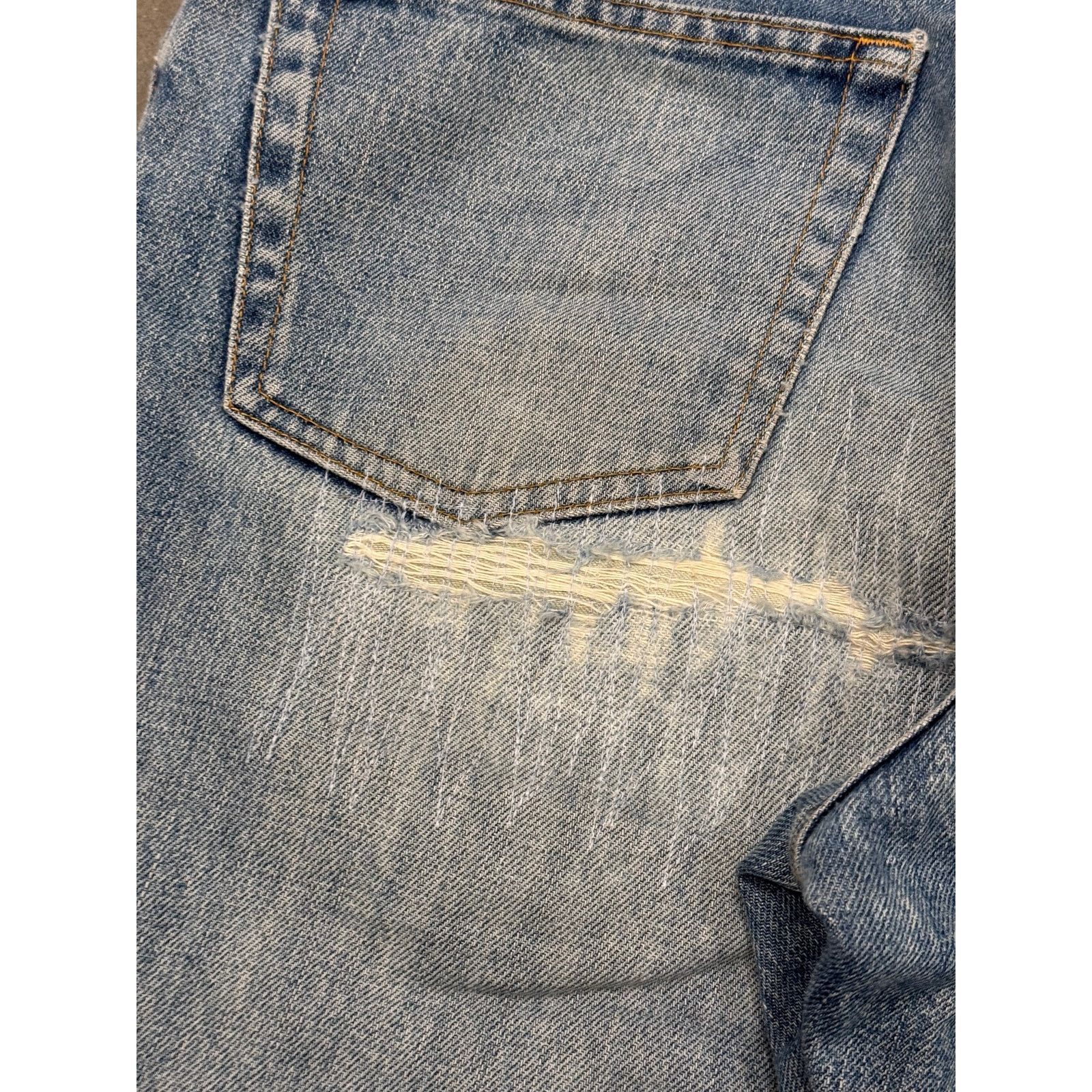 Helmut Lang 2000s Helmut Lang vintage sanded denim Size 24" / US 00 / IT 34 - 5 Thumbnail