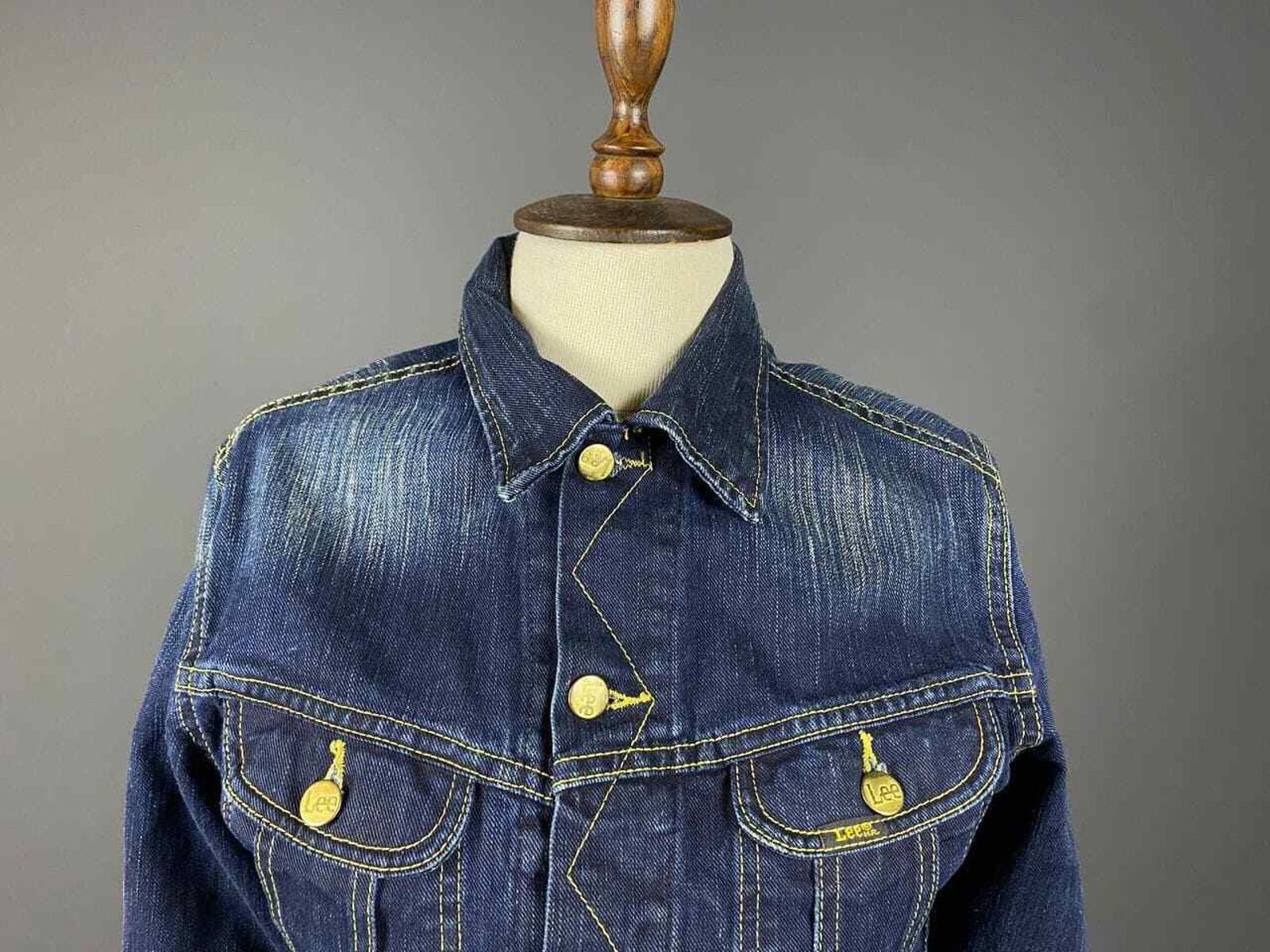 Lee Ladies Vintage Lee 101 J Blue Denim Jacket Size S Size S / US 4 / IT 40 - 2 Thumbnail