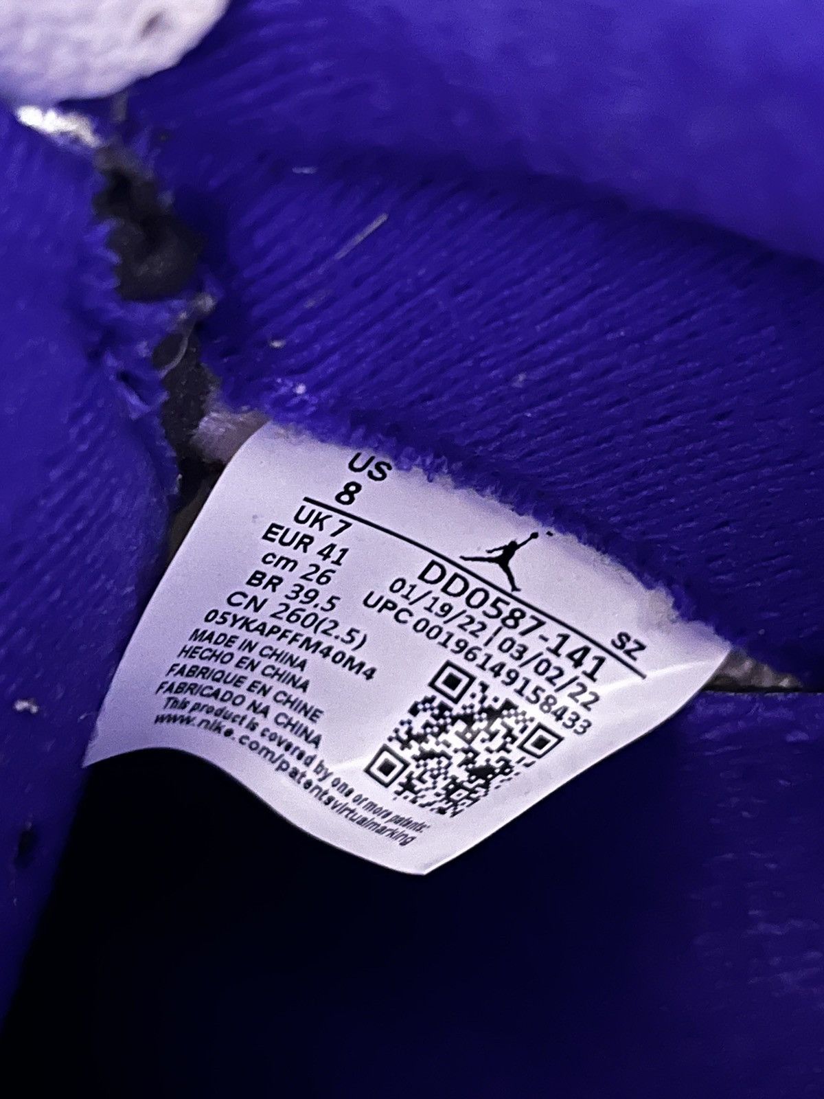 Jordan Brand Jordan 5 Retro Concord Size US 8 / EU 41 - 6 Thumbnail