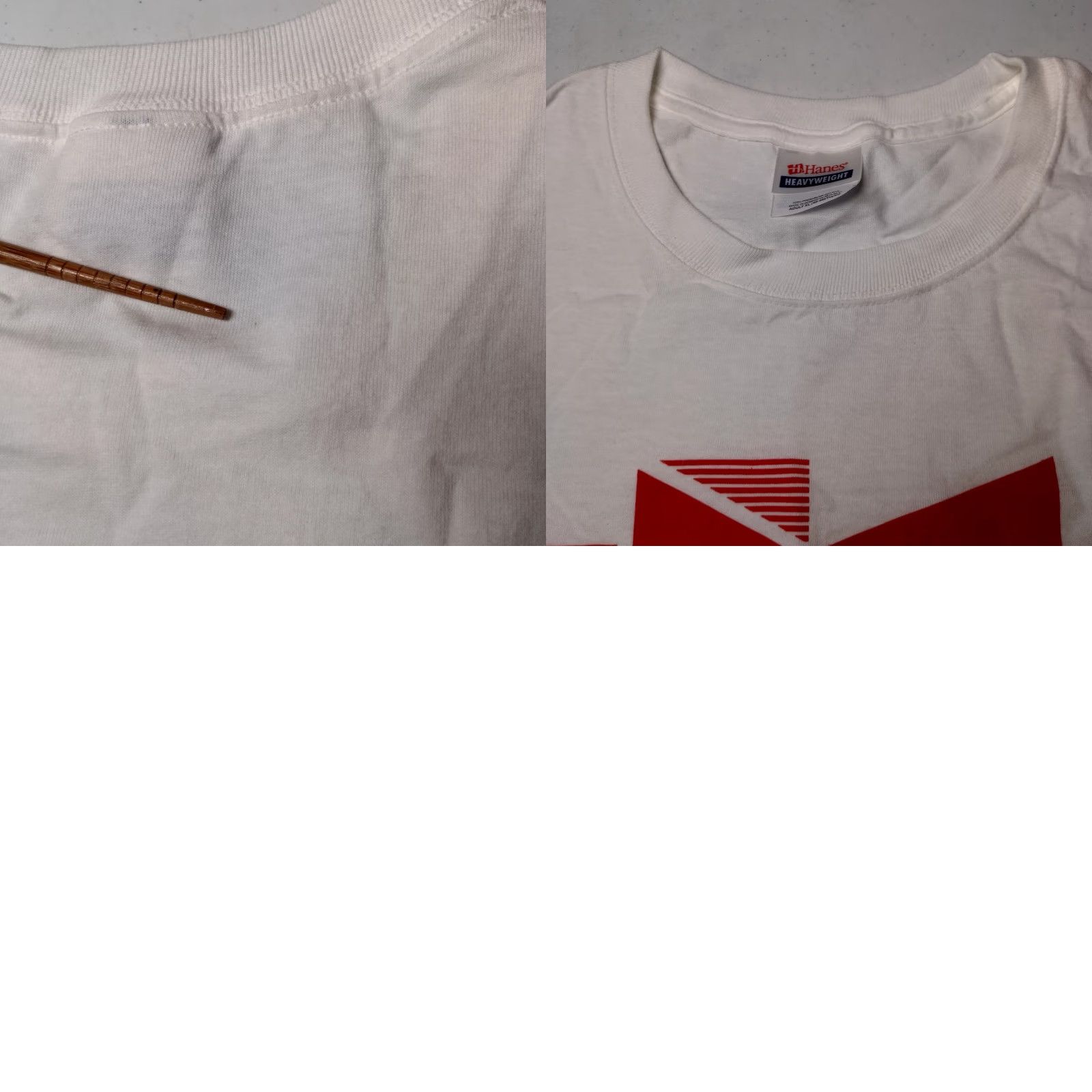 Hanes VINTAGE Budweiser Lager Beer Shirt Men XL White Red Graphic Promo READ Size US XL / EU 56 / 4 - 10 Thumbnail