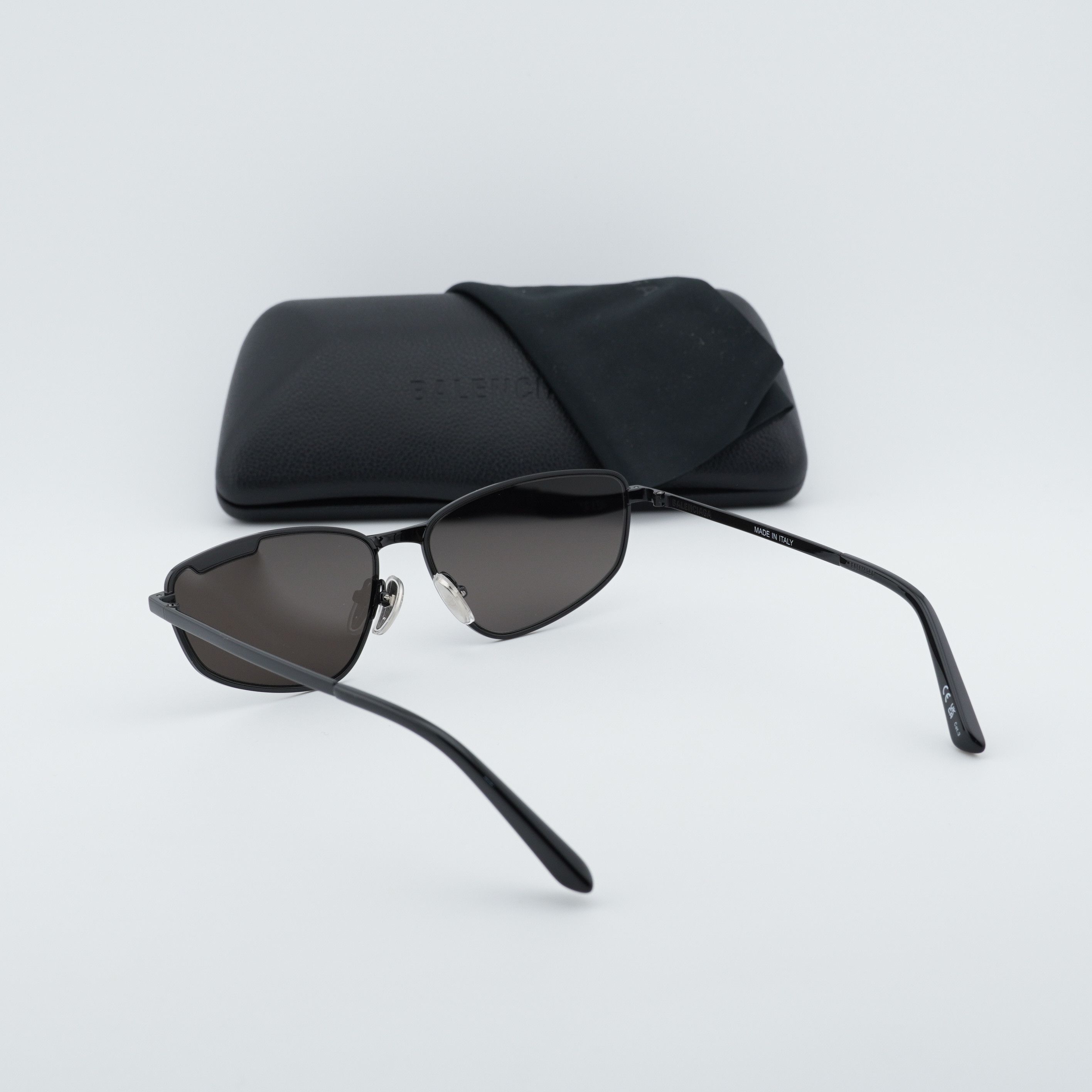Balenciaga Balenciaga BB0277S 001 Unisex Sunglasses Black Rectangle Size ONE SIZE - 11 Thumbnail