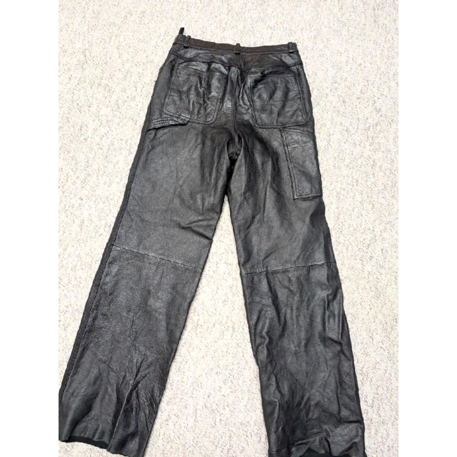 Vintage VINTAGE Wilsons Leather 30x32 Black Carpenter Pants Men XS? Size US 30 / EU 46 - 2 Thumbnail