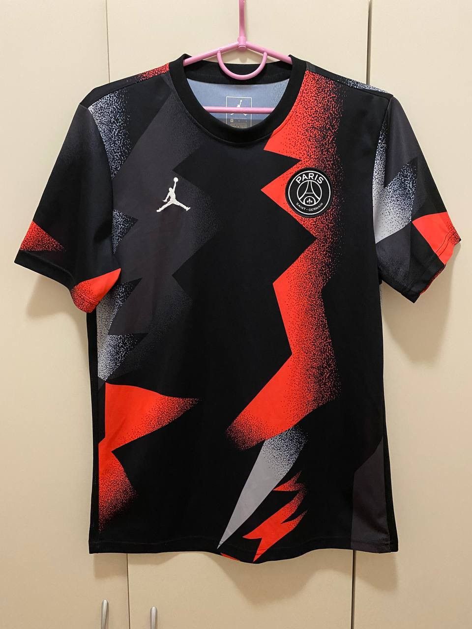Nike Nike PSG Soccer Jersey Streetwear Rare Casual Style M Drill Size US M / EU 48-50 / 2 - 1 Thumbnail