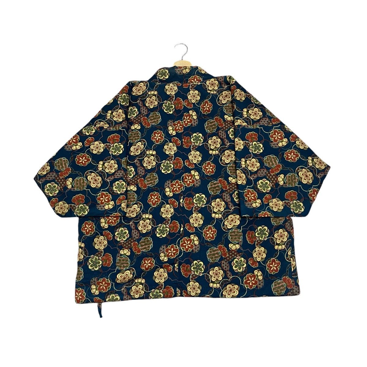 Japanese Brand Vintage Hanten Floral Pattern Traditional Kimono Jacket Size US XL / EU 56 / 4 - 12 Thumbnail