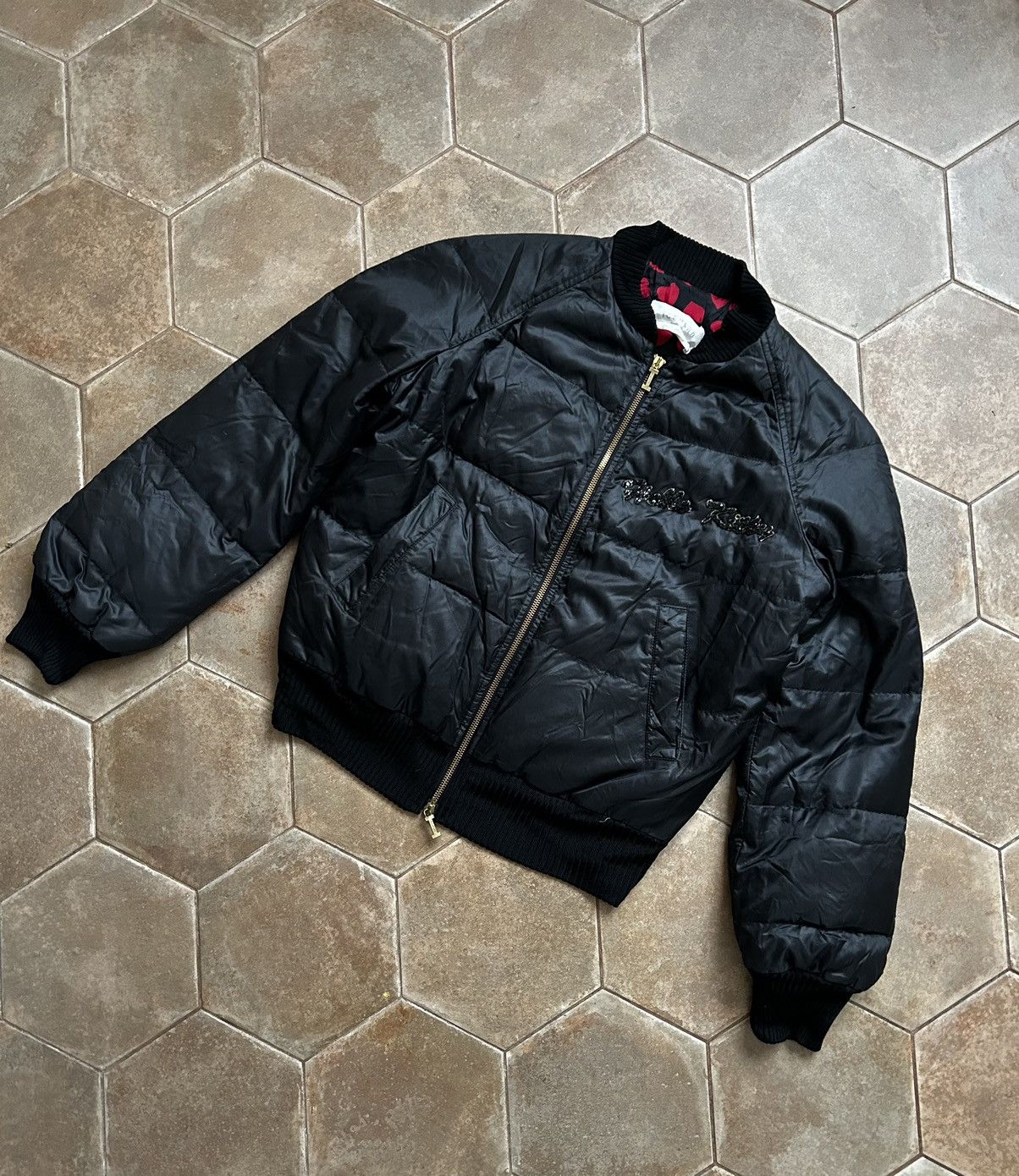 Iceberg × Japanese Brand ICEBERG HELLO KITTY BOMBER JACKET Size S / US 4 / IT 40 - 2 Thumbnail