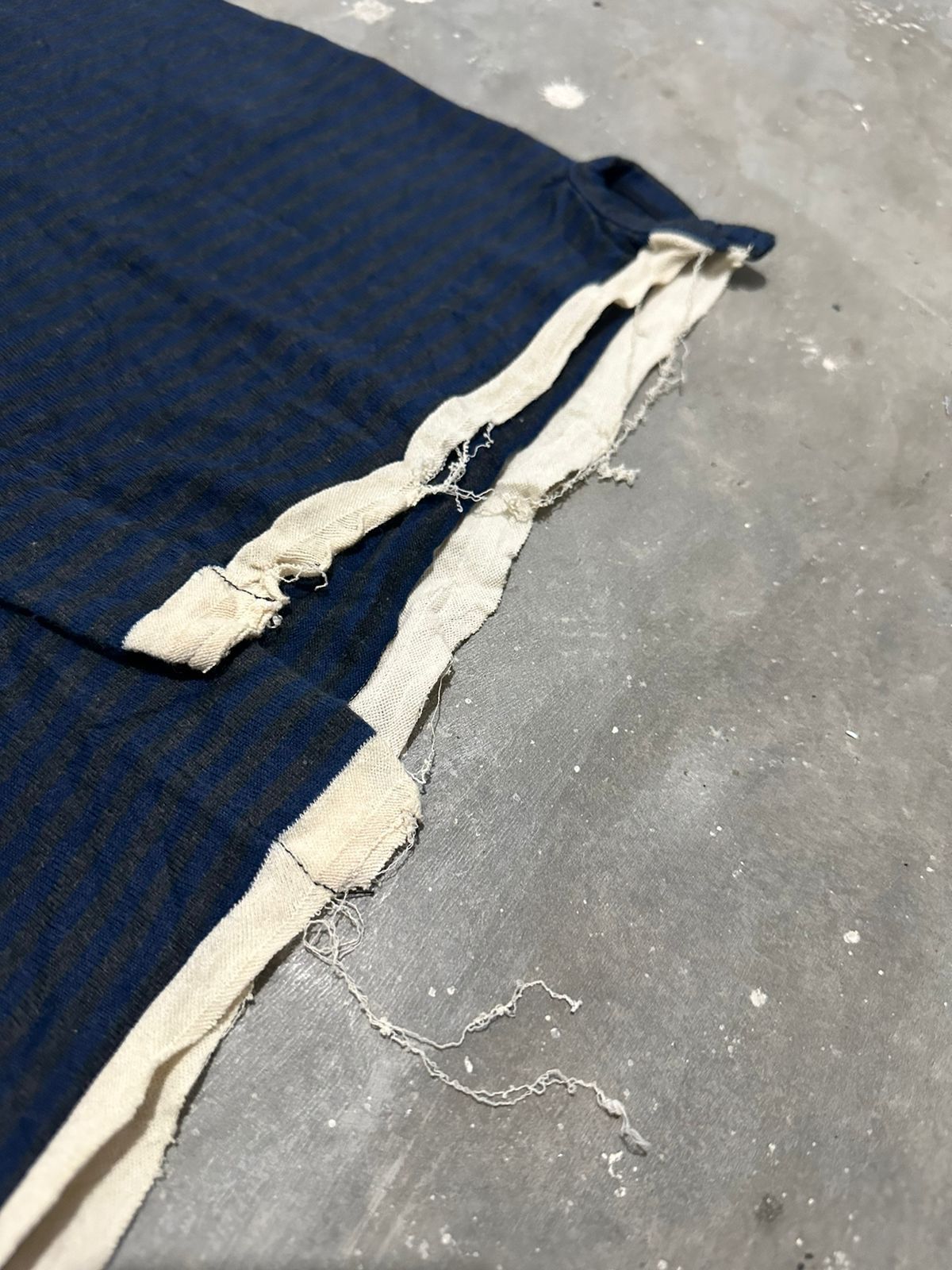 Yohji Yamamoto 🔥Ys Yohji Yamamoto Asymmetric Cotton Shirt distressed Hem Size US S / EU 44-46 / 1 - 2 Thumbnail