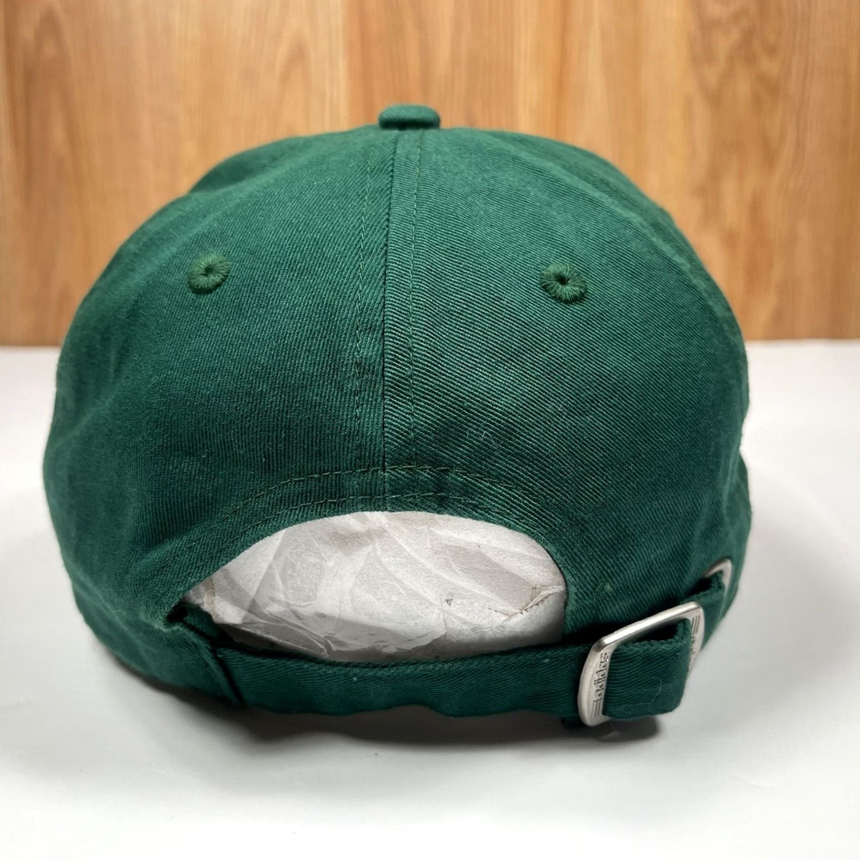 Adidas Adidas Unknown Letter “H” Adult Adjustable StrapBack Baseball Hat Cap Green Size ONE SIZE - 4 Thumbnail