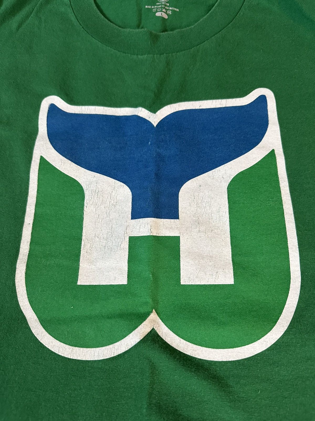 NHL Hatford Whalers Logo T Shirt Size US L / EU 52-54 / 3 - 2 Thumbnail